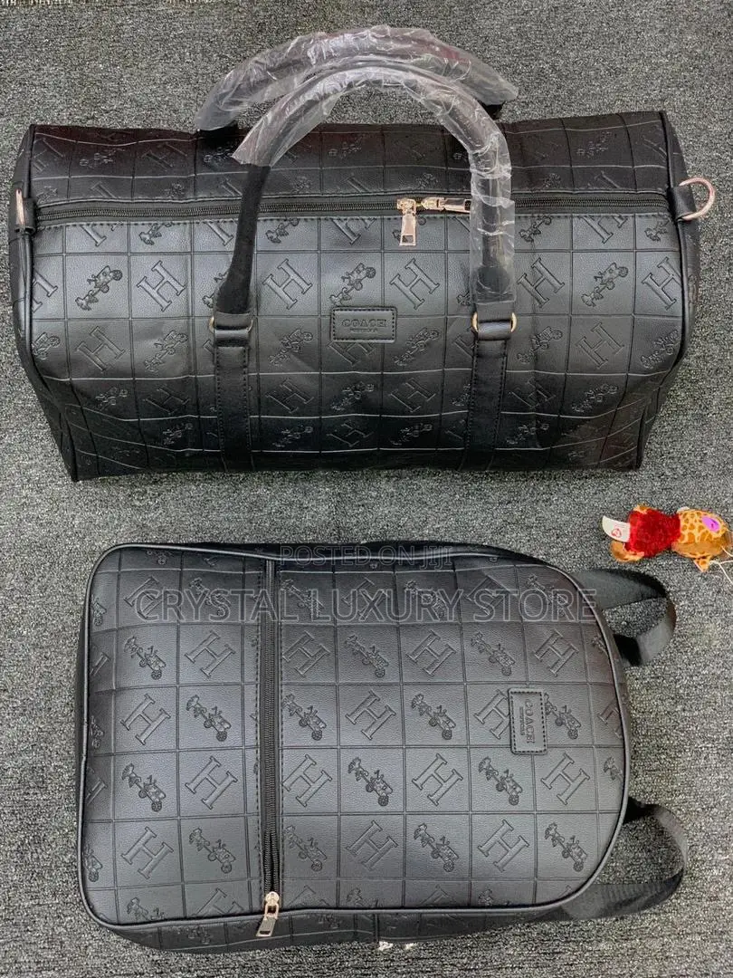 Top Quality Luxury Men Genuine Leather Duffle Bag