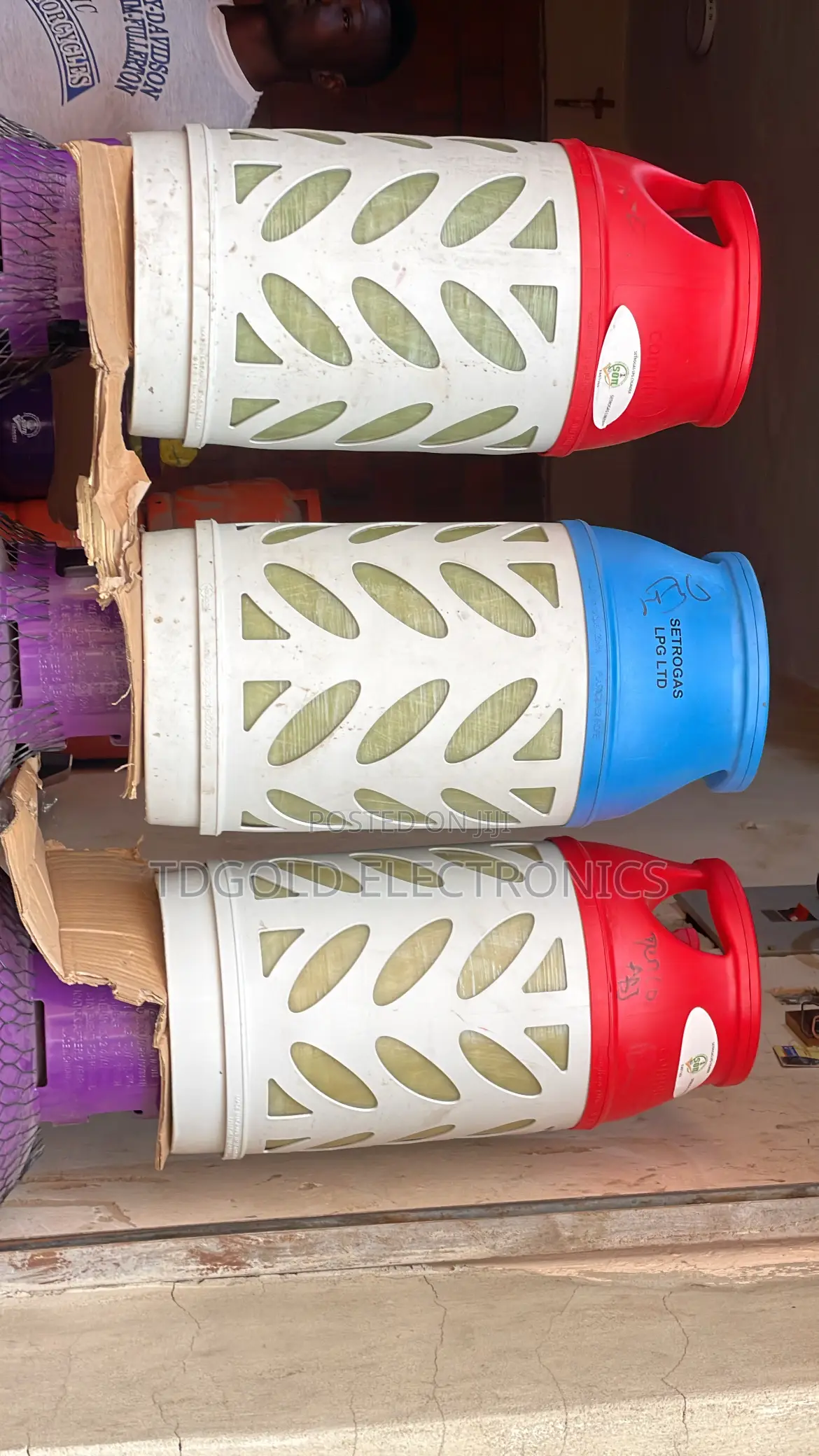 12.5kg Fiber Transparent Gas Cylinder: