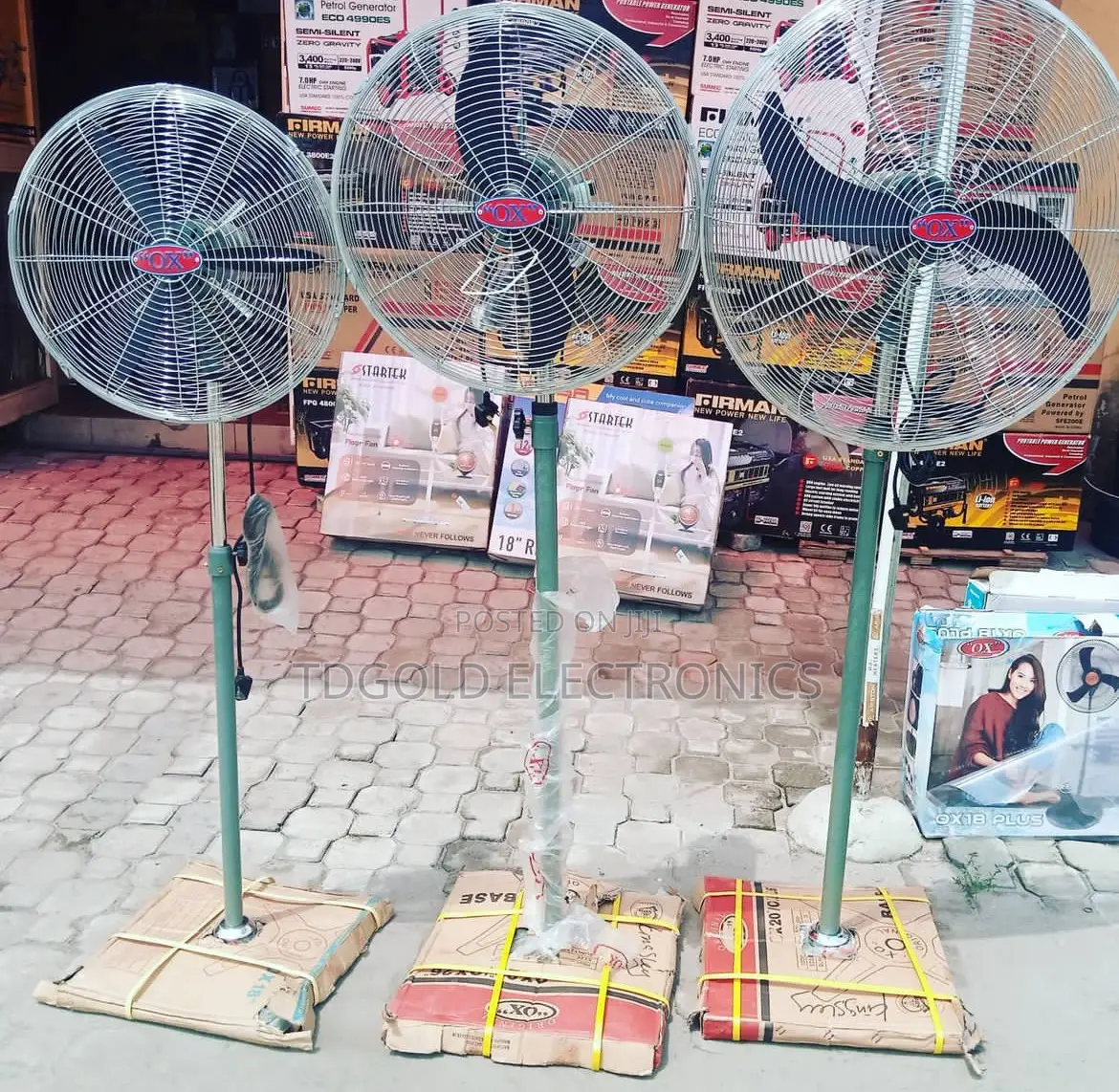 Ox Industrial Standing Fan 18 Inchs