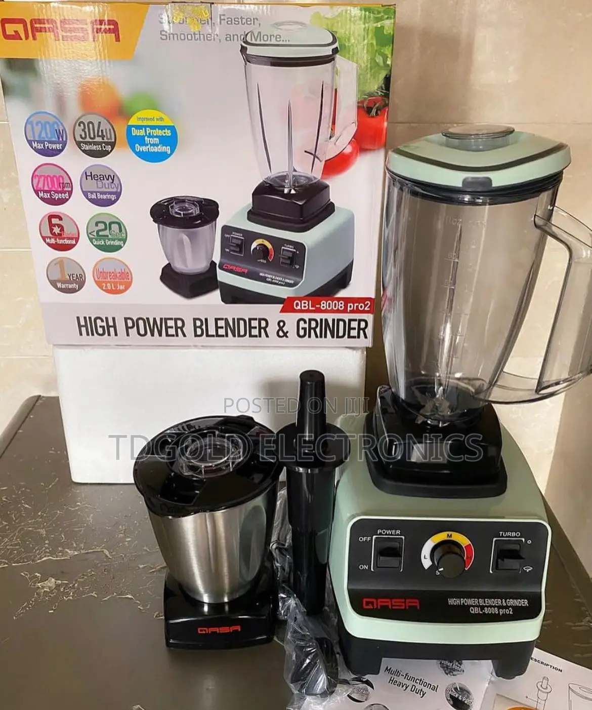 Qasa High Power Premium Quality Blender