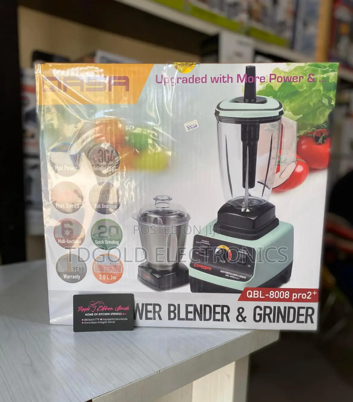 Qasa High Power Premium Quality Blender