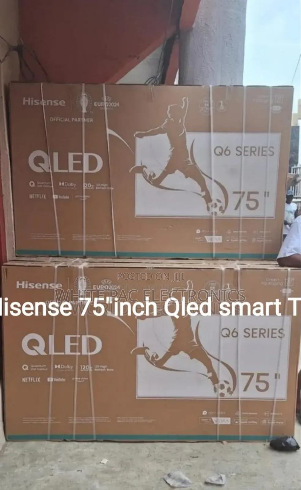 Hisense 75'inch Qled Smart Tv Flameless (Netflix>Youtube)