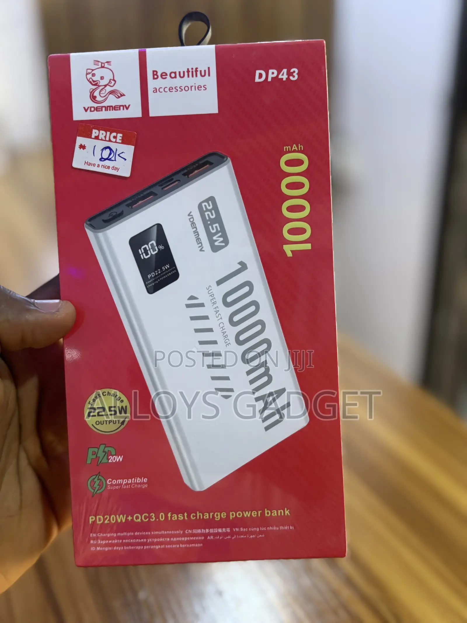 DP43 10000mah Power Bank
