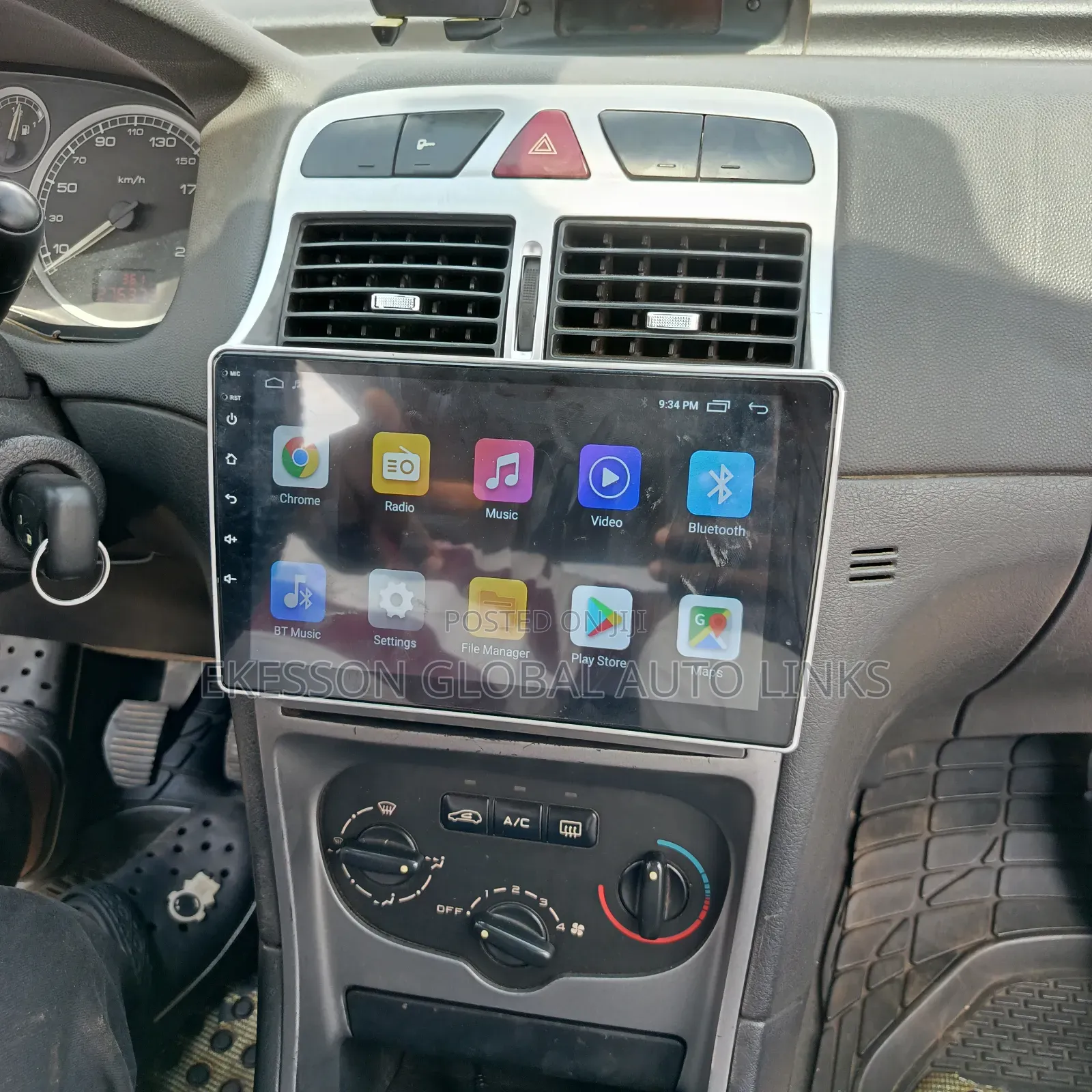 307 Peugeot Android Stereo With Reverse Camera And GPS
