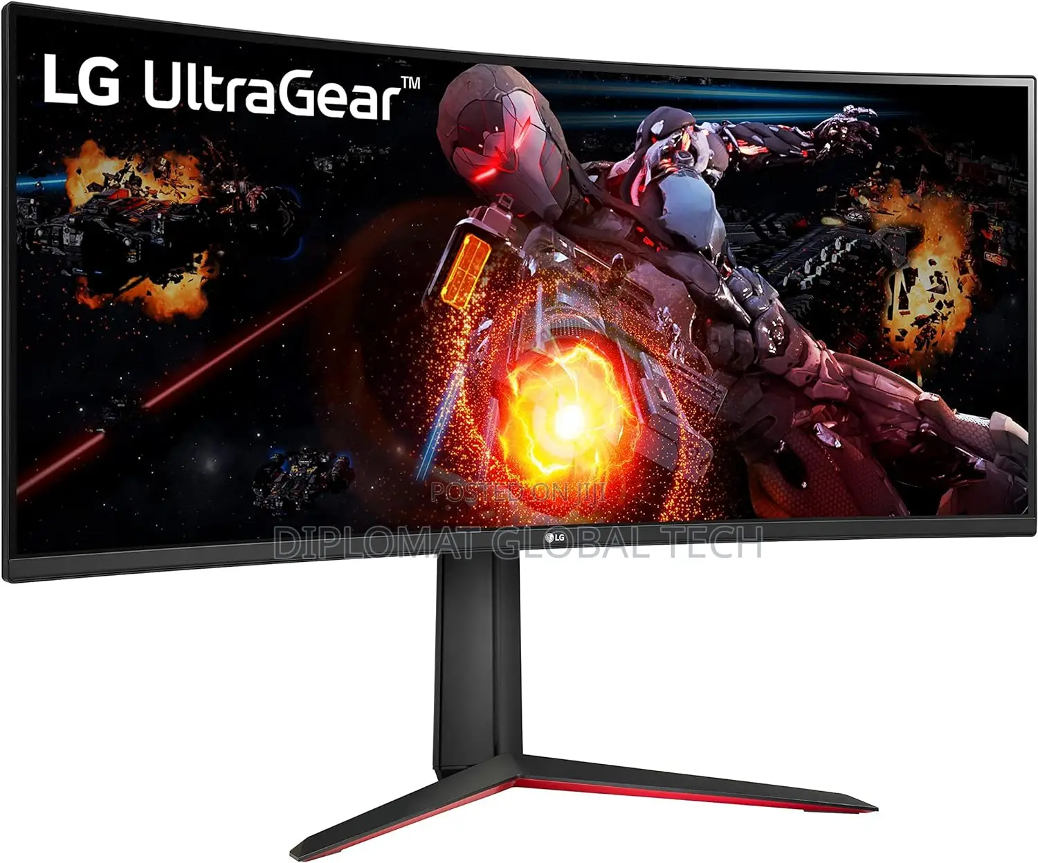 Lg Ultragear QHD 34-Inch Curved Gaming Monitor 34gp63a-B, Va
