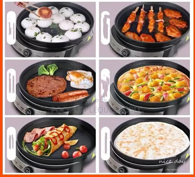 Electric Pot Air Fryer Grill Pancake Maker