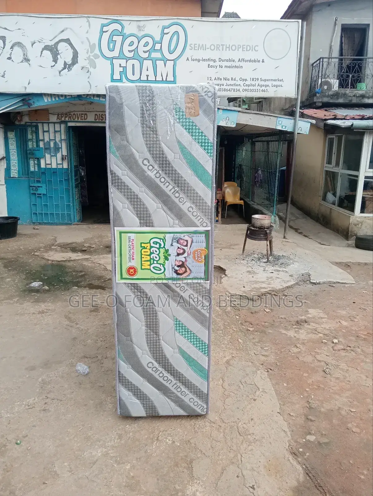 6x6 20 Inches Mattress (Orthopaedic Standard)