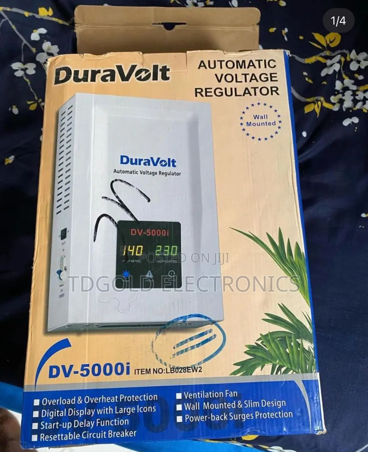 Duravolt 2000w Wall Mount Stabilizer