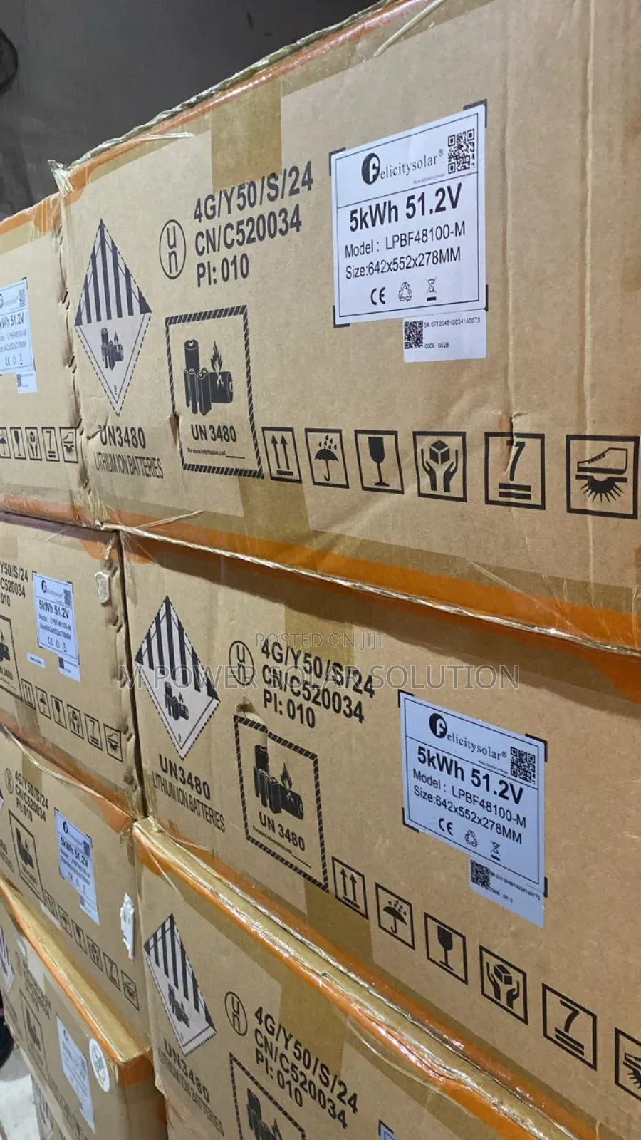 5kwh 51.2v Felicity Lithium Battery