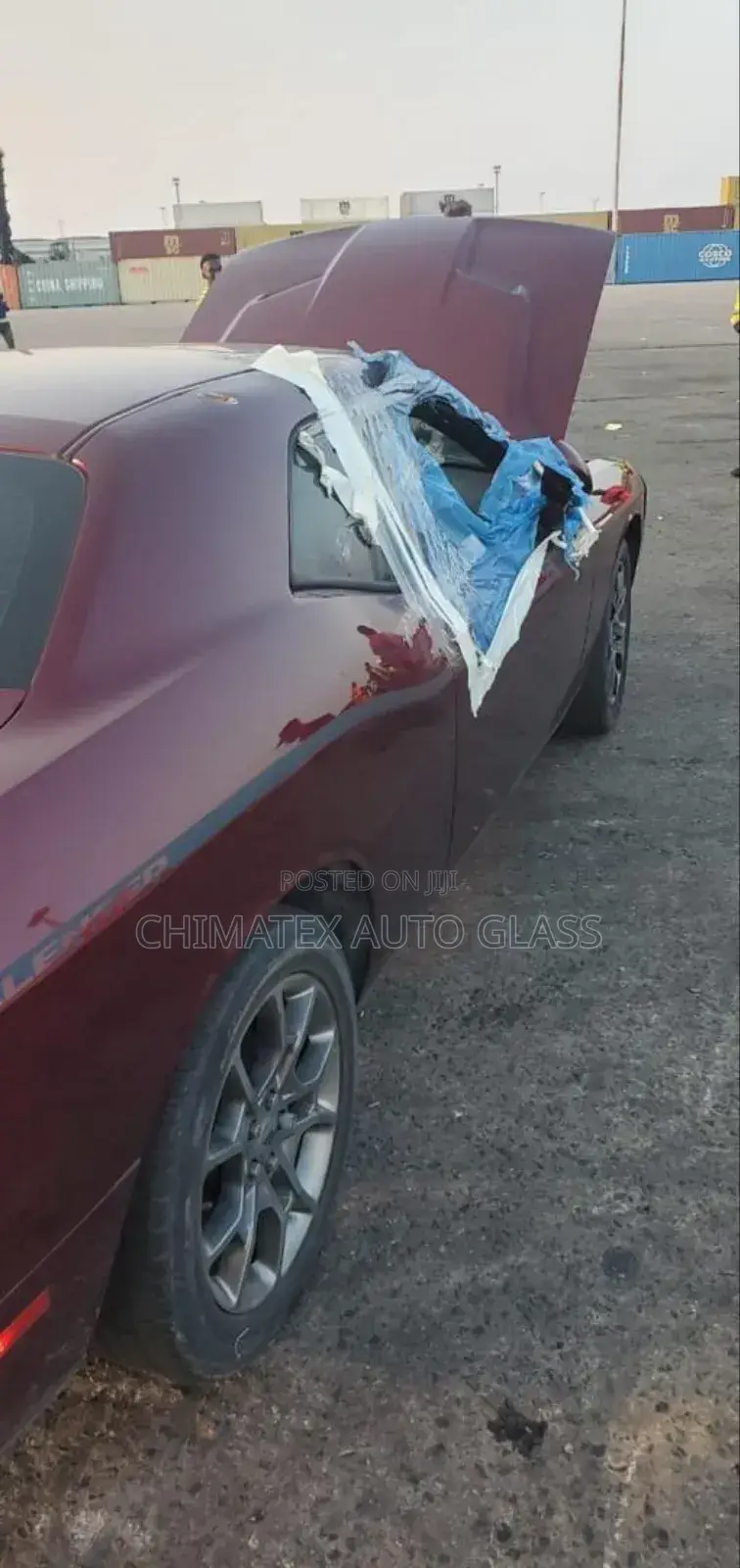 Dodge Challenger 2017 Front and Back Windscreen Glasses