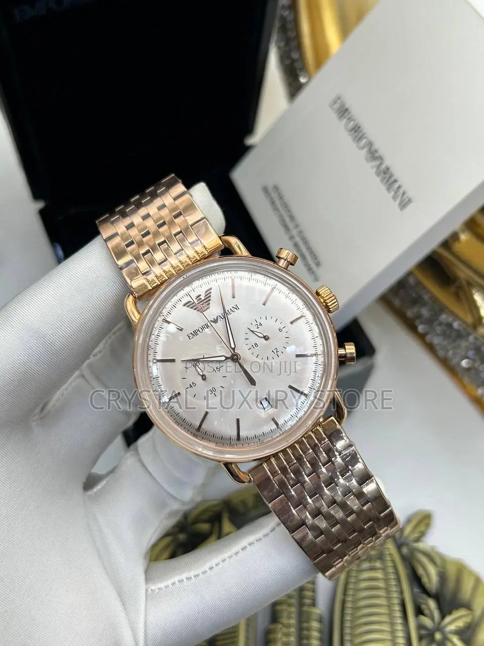 Emporio Armani Quality Luxury Men Chain Wristwatch