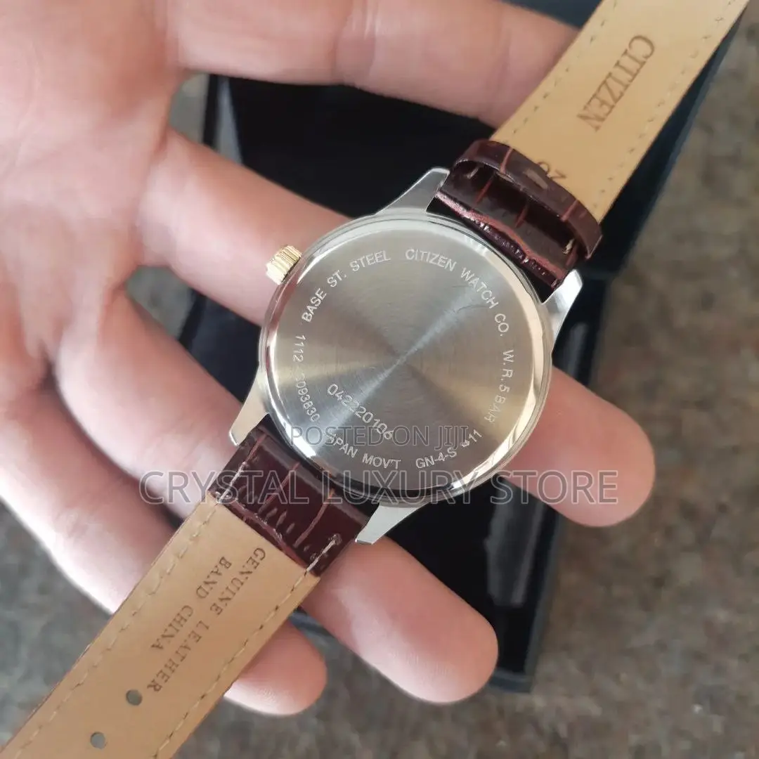 Citizen Authentic Top Luxury Quartz Silver Dial Wristwatch