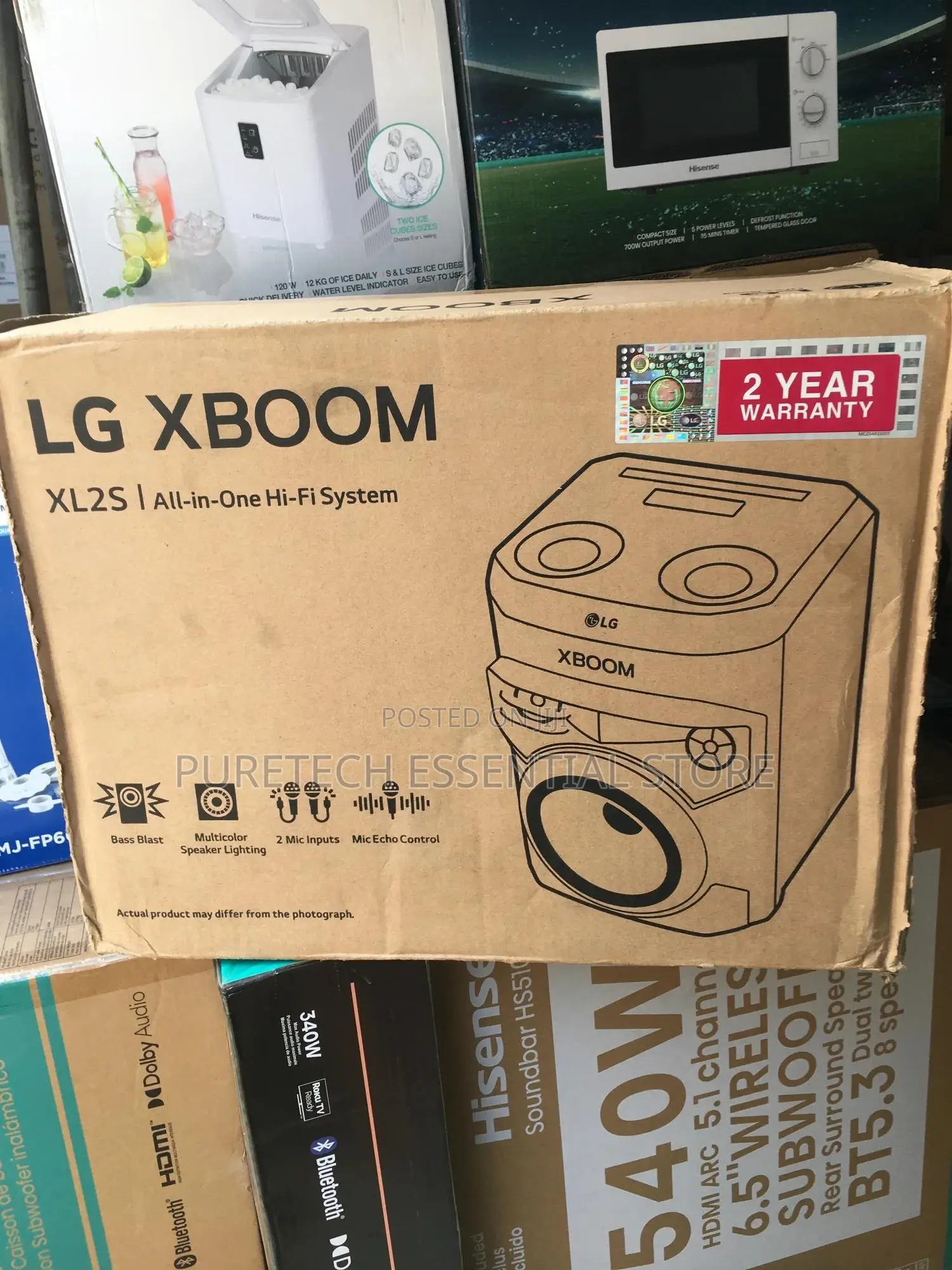 New LG Xboom All in 1 Bluetooth Sound System