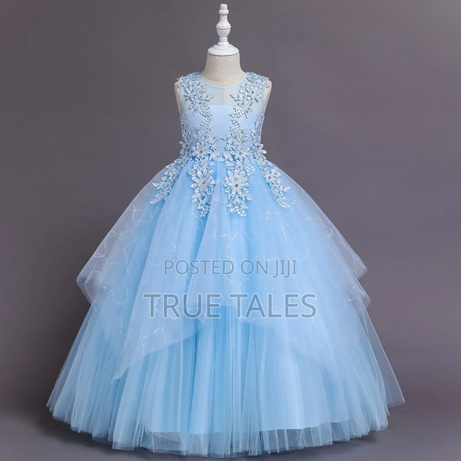 Sequins Glitters Girls Cinderella Ballgown Dress Age 2to11
