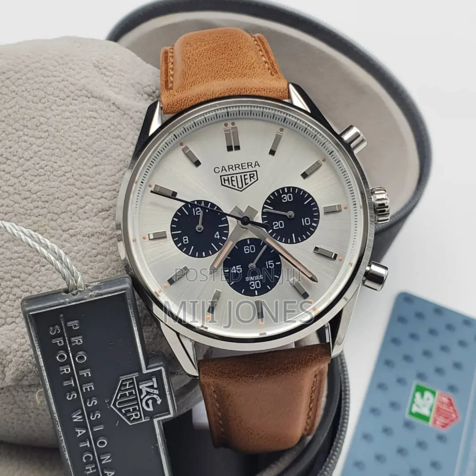 CARRERA Chrono Leather Watch