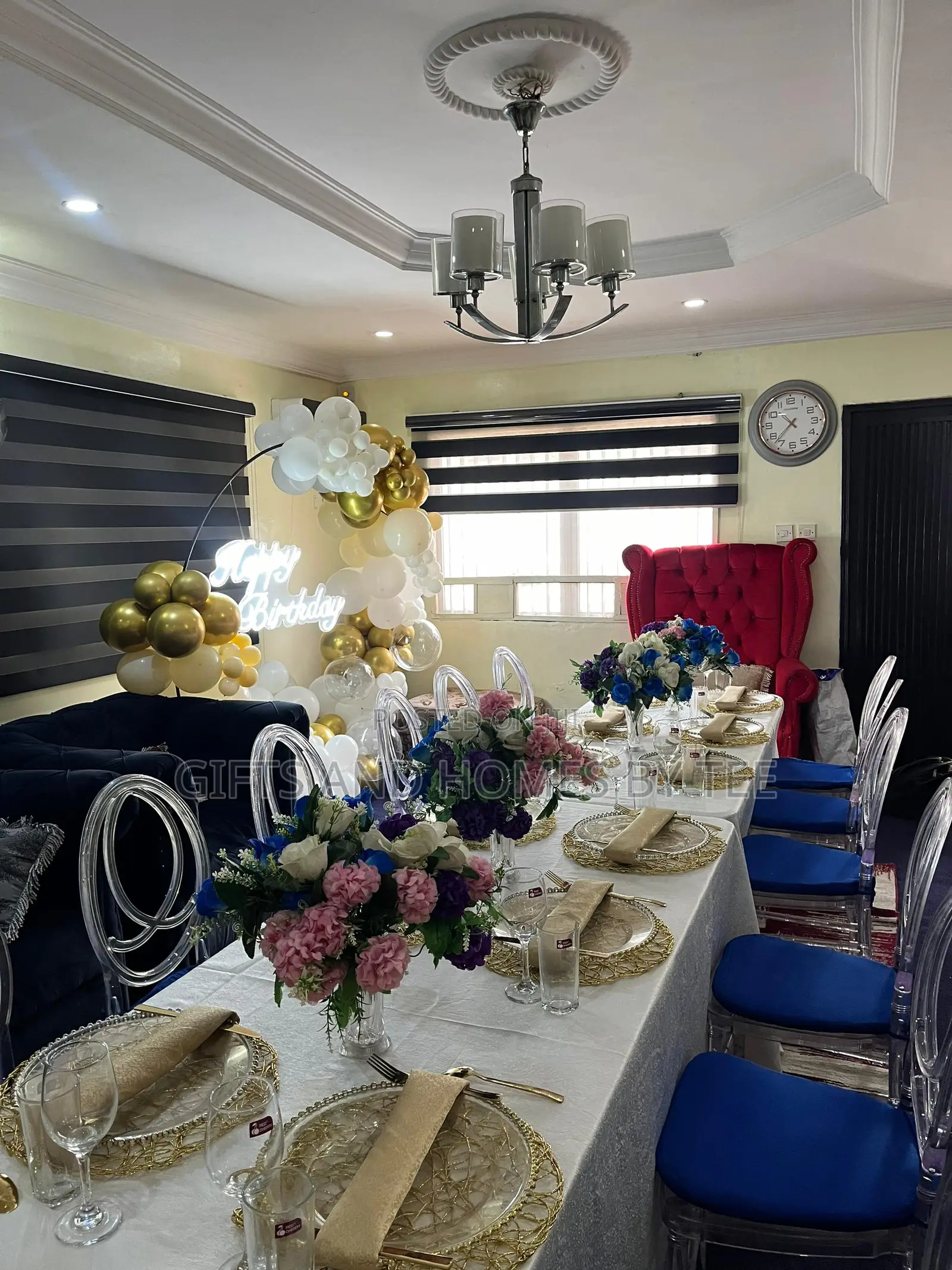 Intimate Birthday Decor and Table Setting