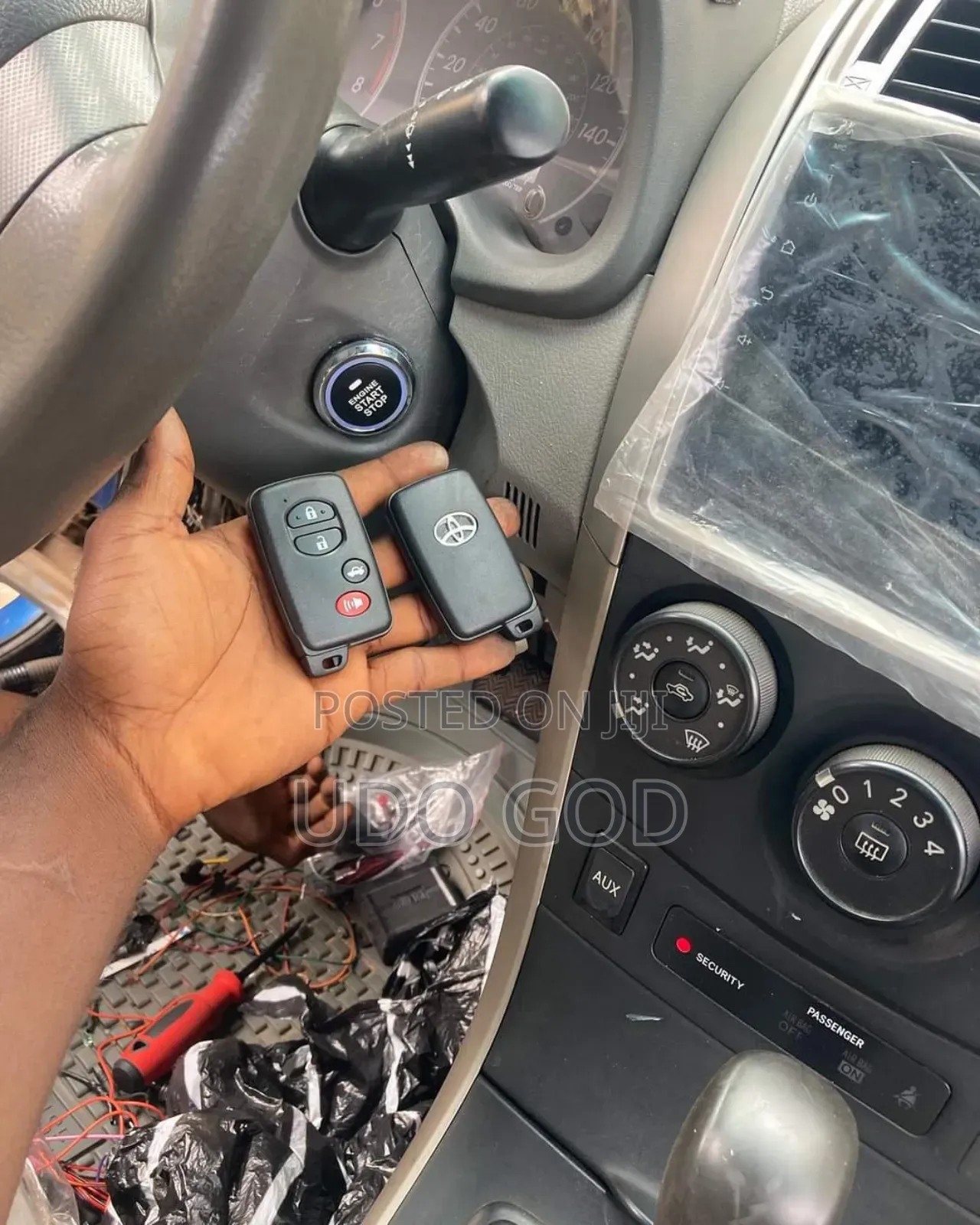 Keyless Thumb Start,Key Remote Control Start