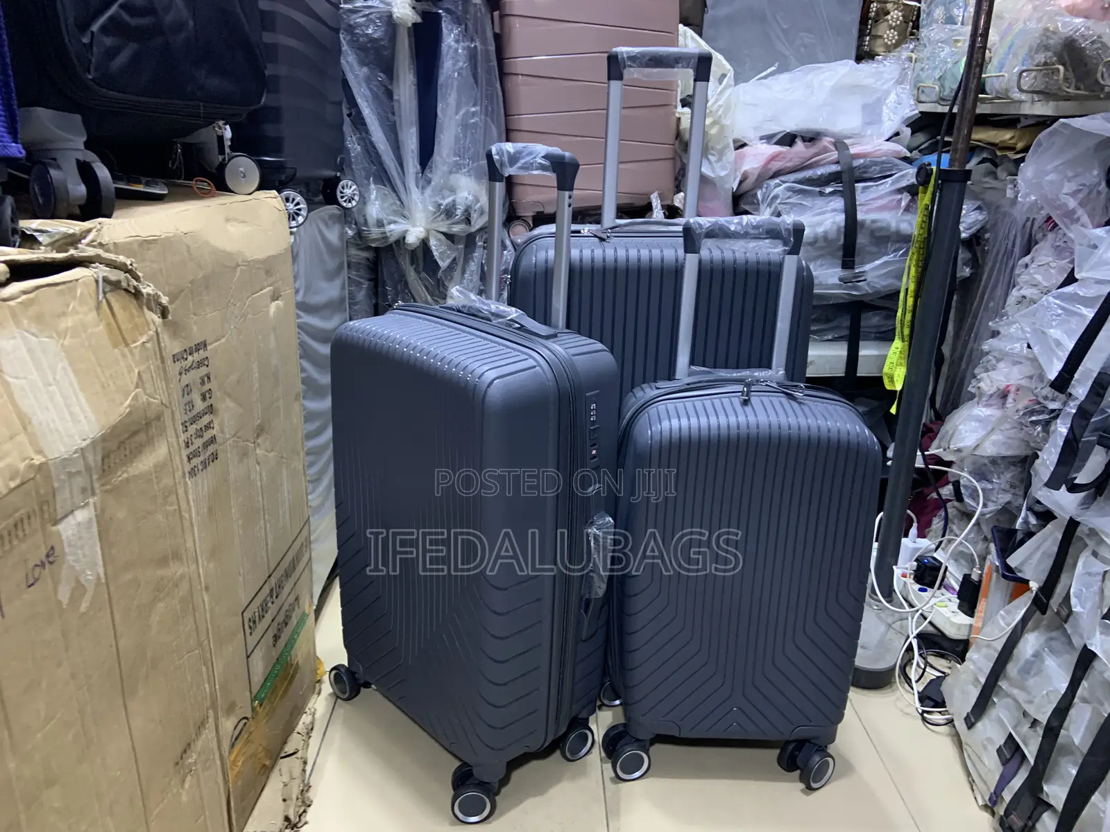 Set of Quality Unbreakable Rubber Luggage