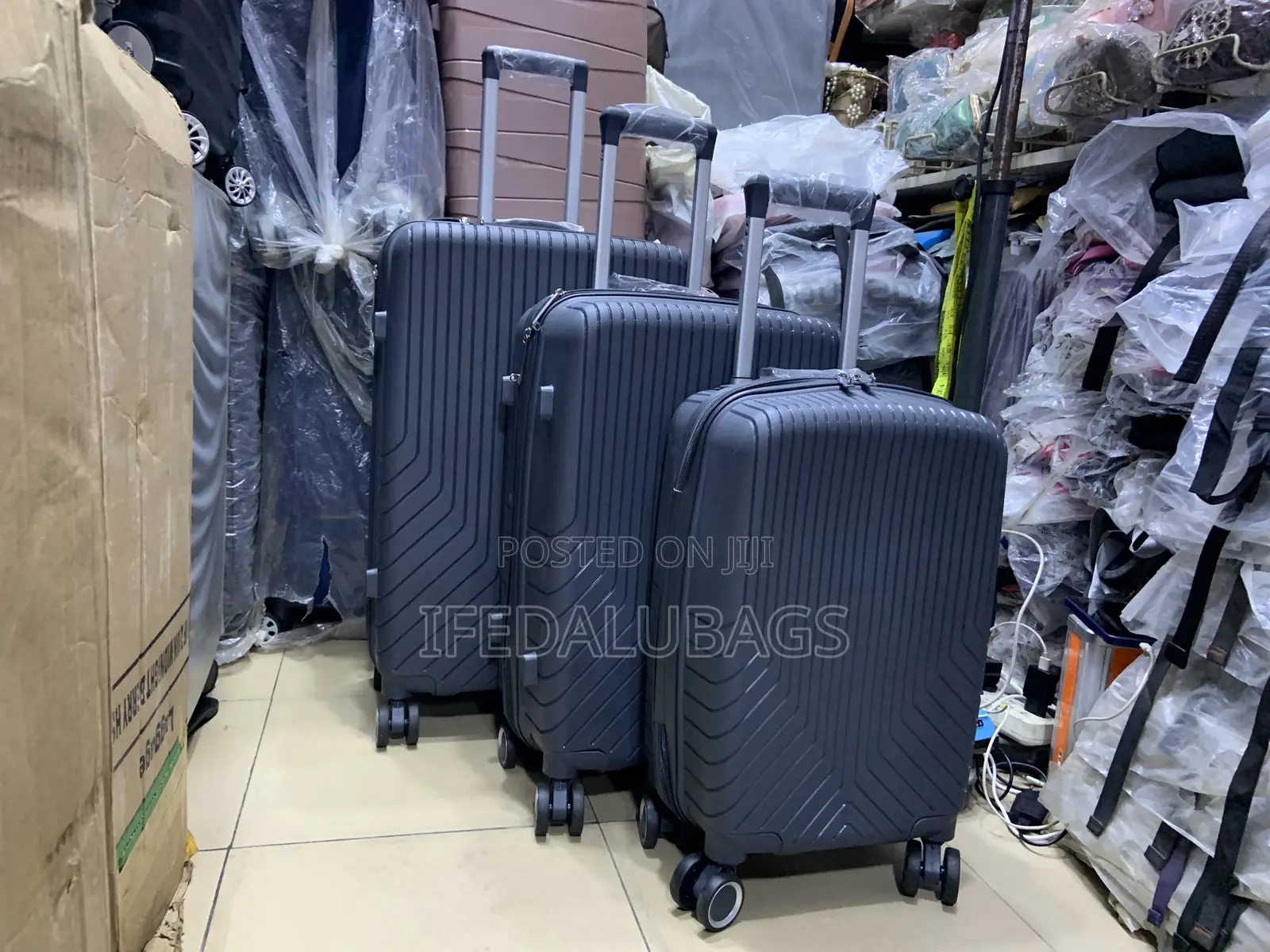 Set of Quality Unbreakable Rubber Luggage