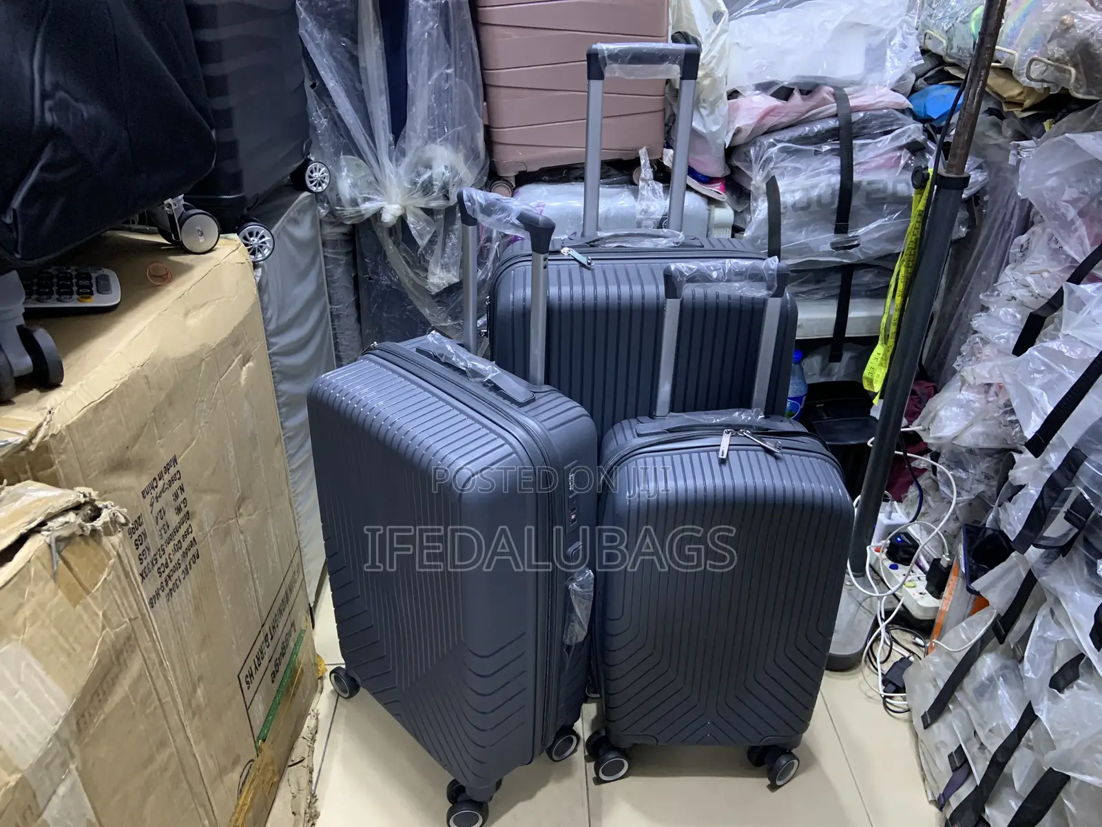 Set of Quality Unbreakable Rubber Luggage