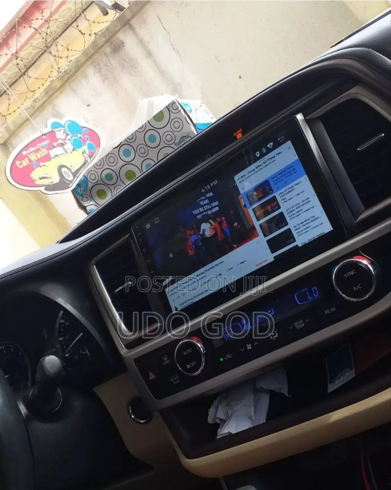 2014 Toyota Highlander Android Screen