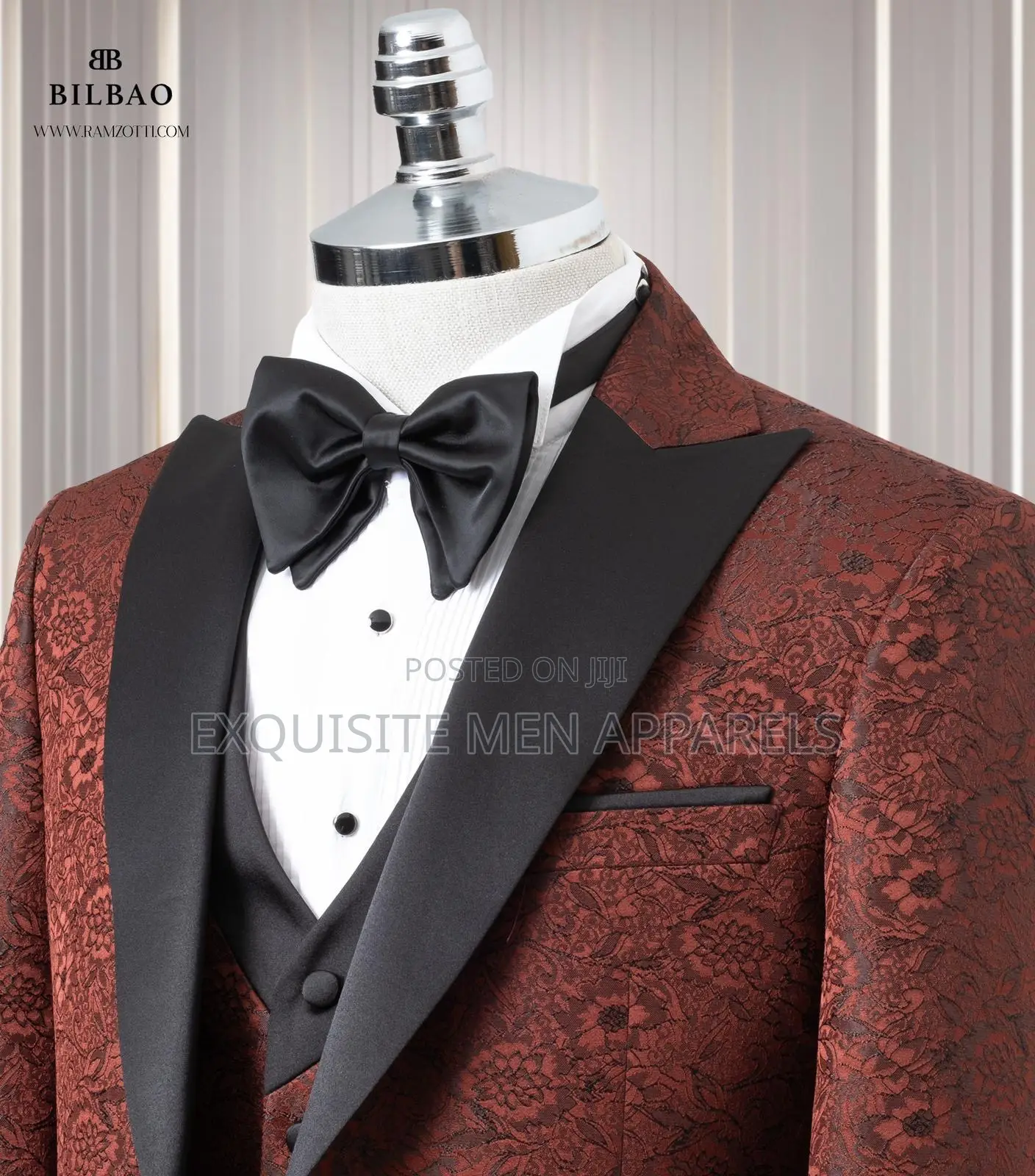 Exclusive Flower Designer Turkish Tuxedo Men’S Suit