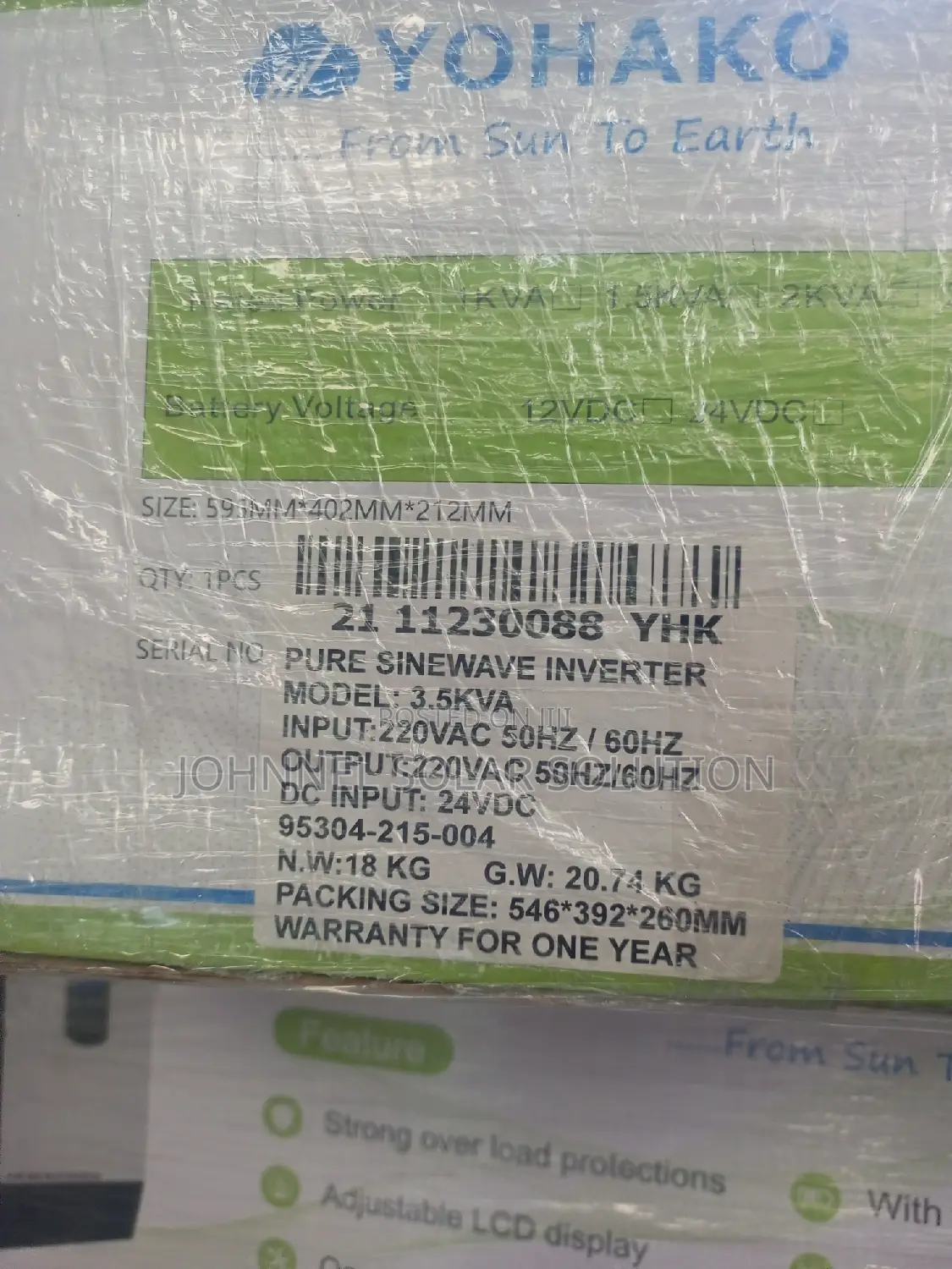 3.5kva 24v Yohako Solar Inverter