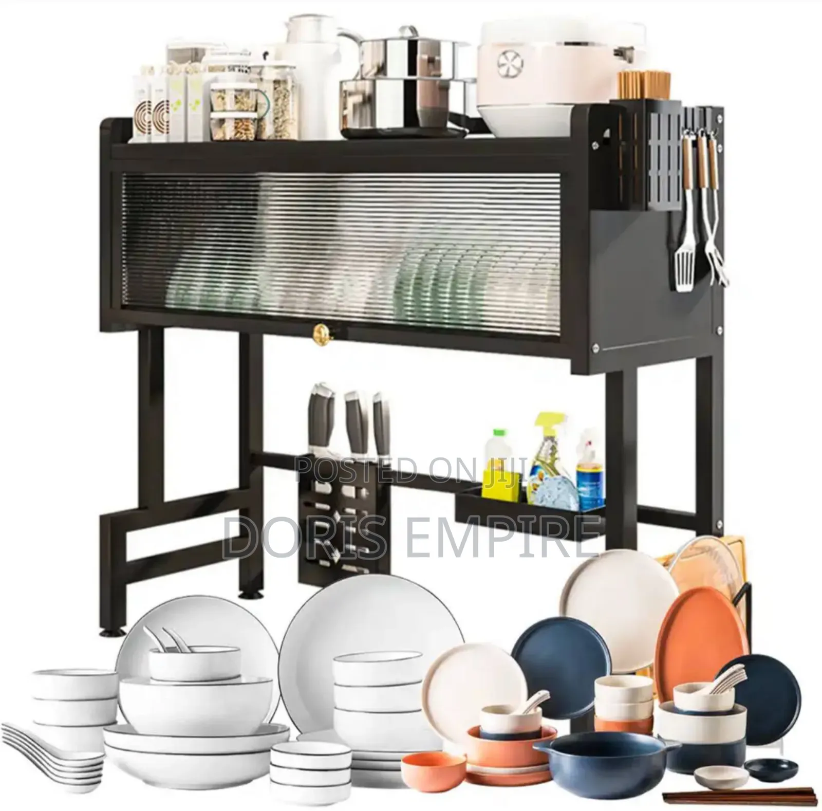 Kitchen Drain Shelf Steel Over the Sink Dish Drying Rack