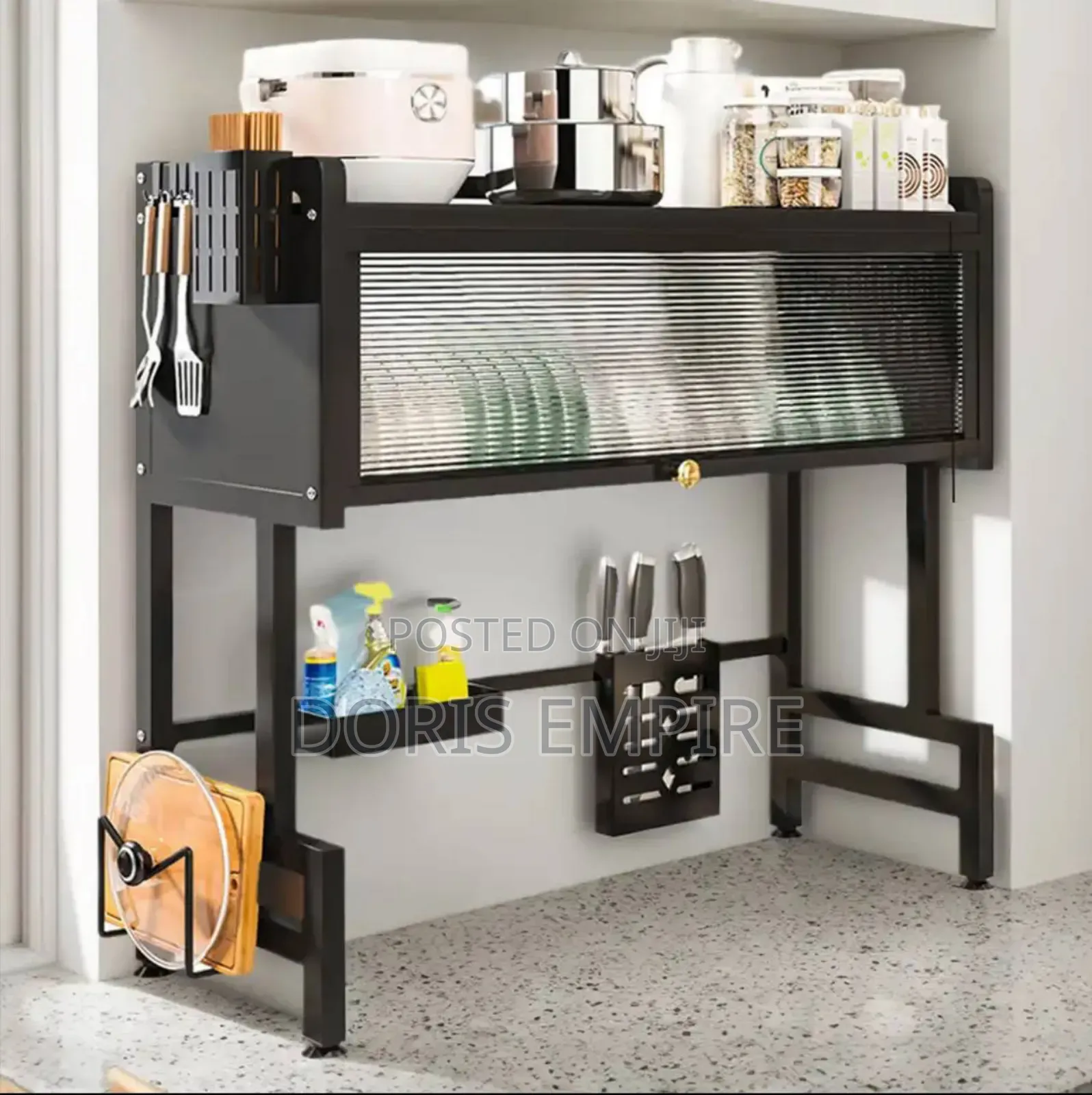 Kitchen Drain Shelf Steel Over the Sink Dish Drying Rack