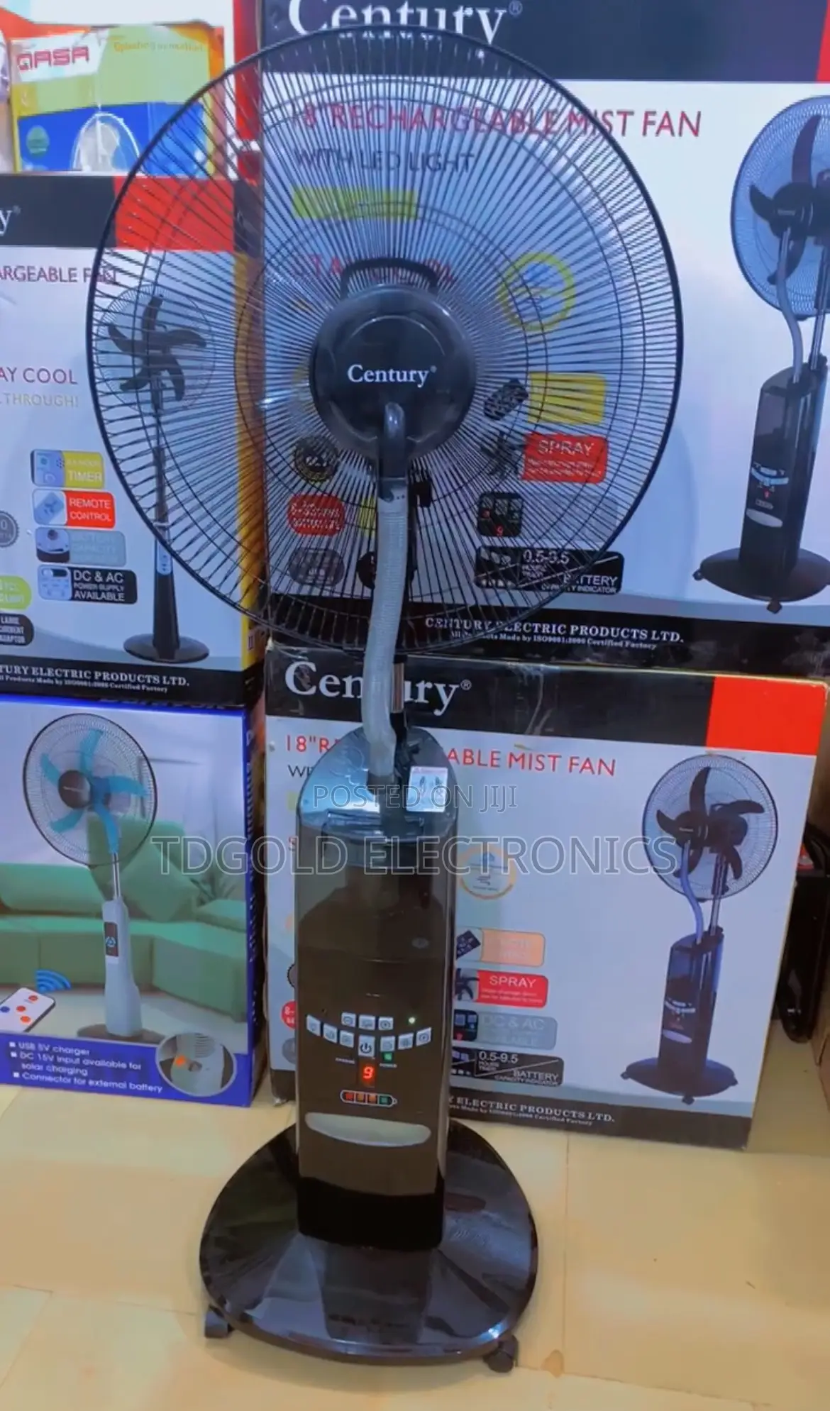 Century 18 Inchs Rechable With Fan With Light