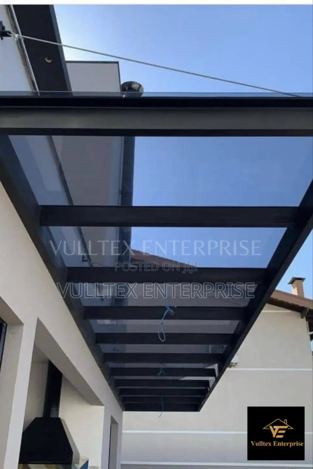 Fancy Glass Awning