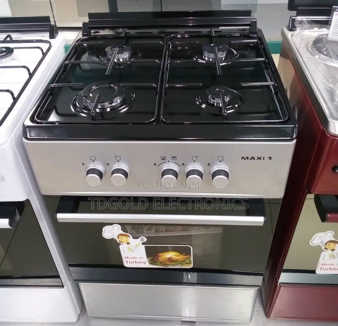 MAXI All-Gas Standing Cooker With Oven Grill