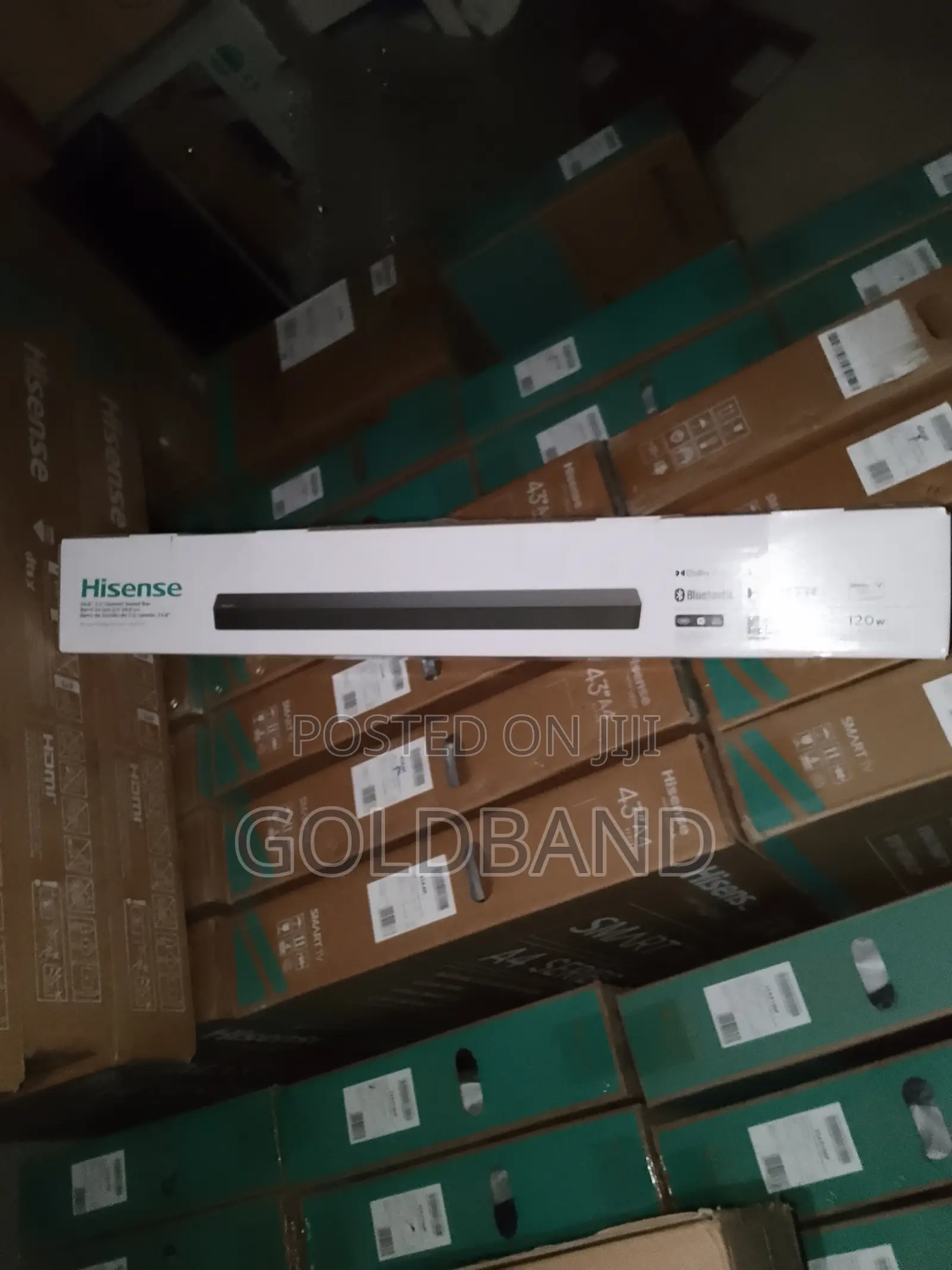 Portable Hisense 120W 2.0ch Audio Sound Bar