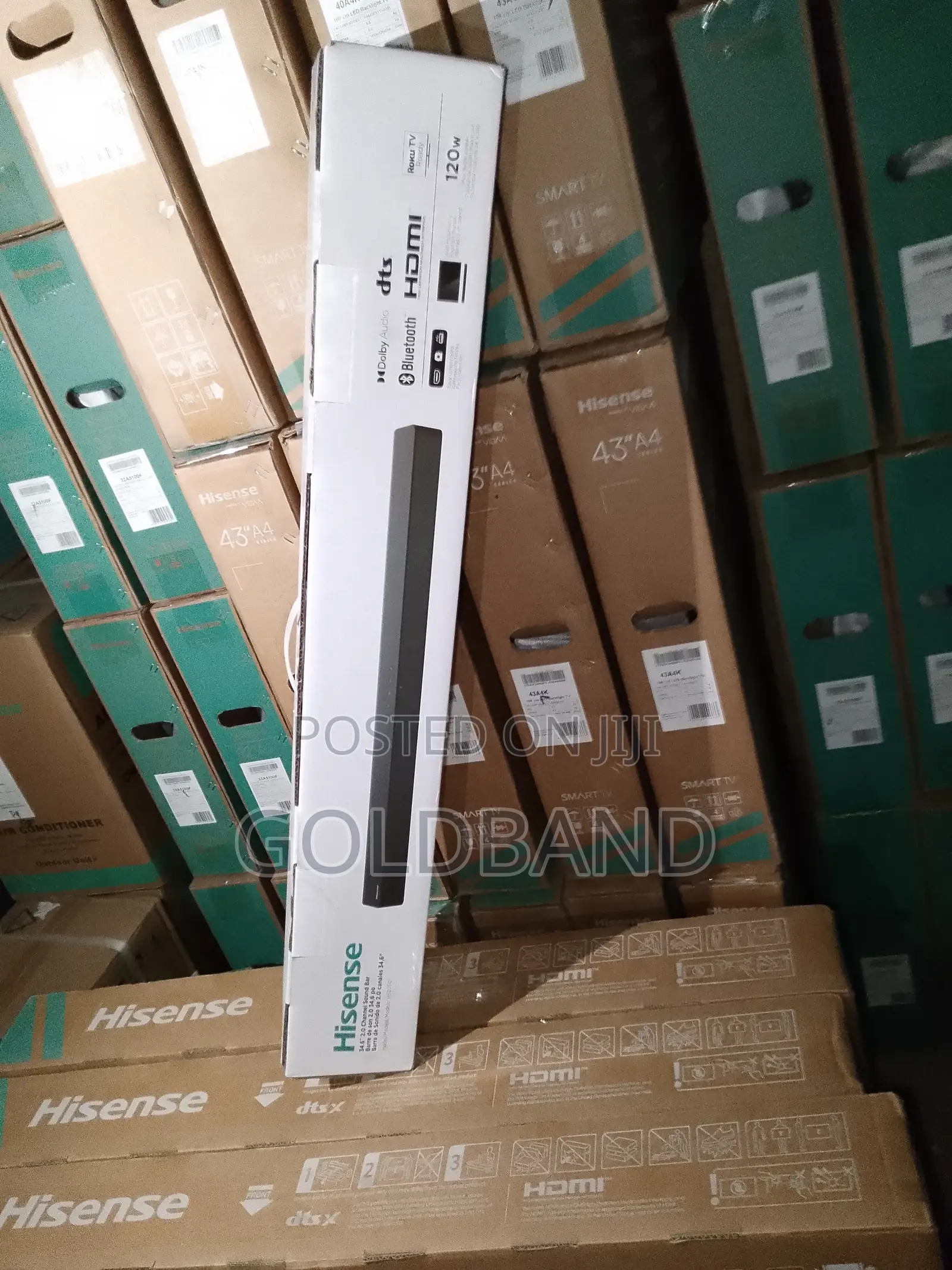 Suitable Hisense 120W 2.0ch Audio Sound Bar