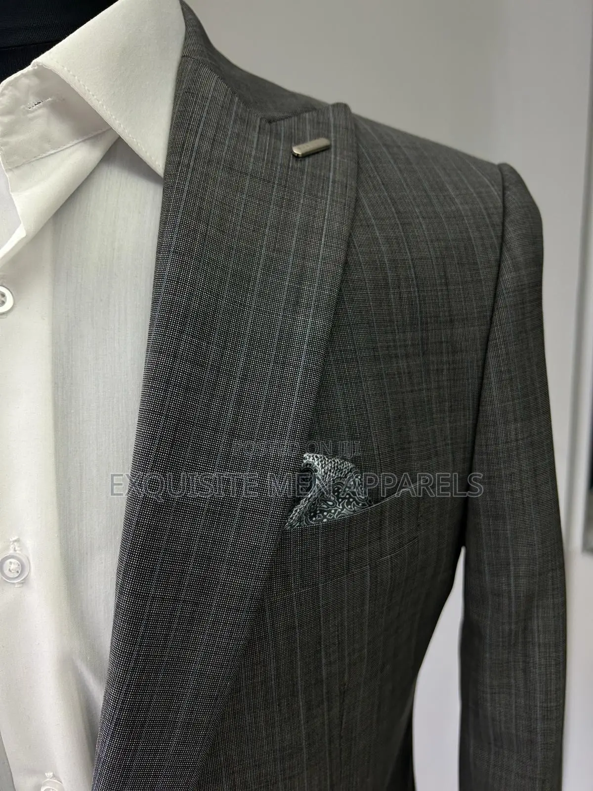Pure Cotton Italian Silk Fabric 1 Button Official Men’S Suit