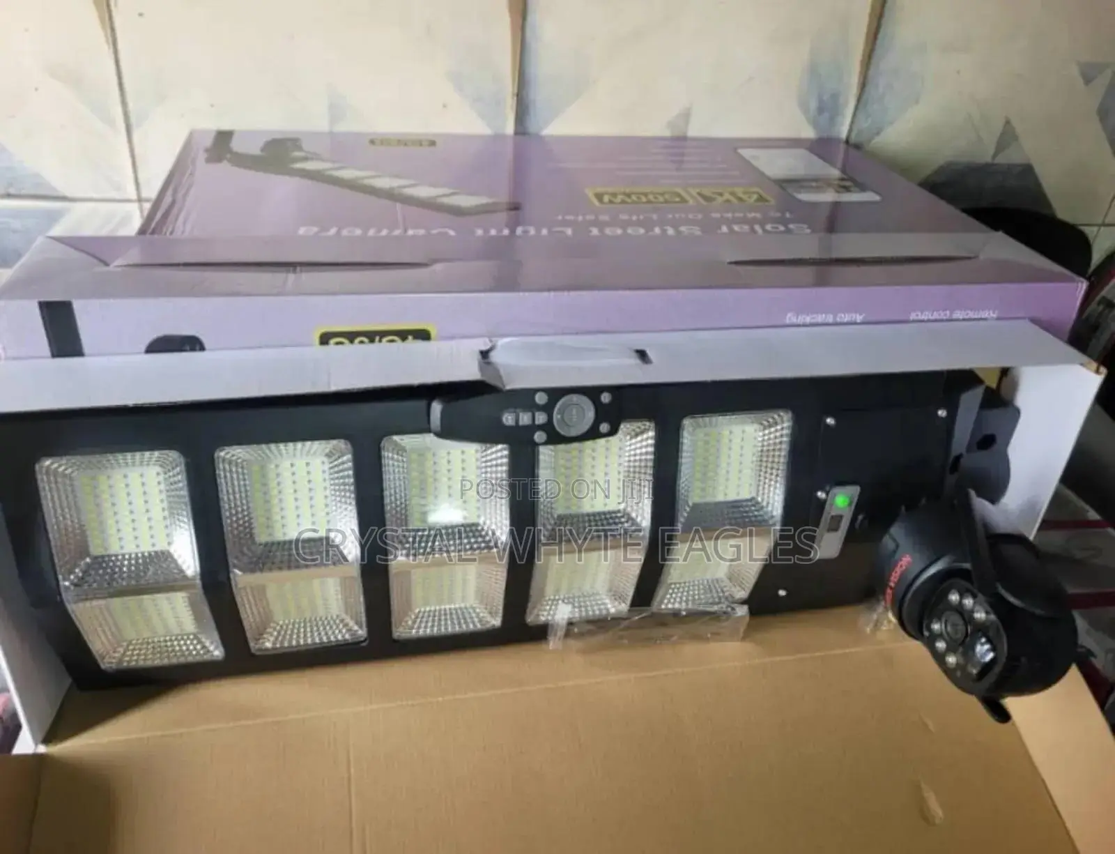 500W Solar Street Lighting With Camera