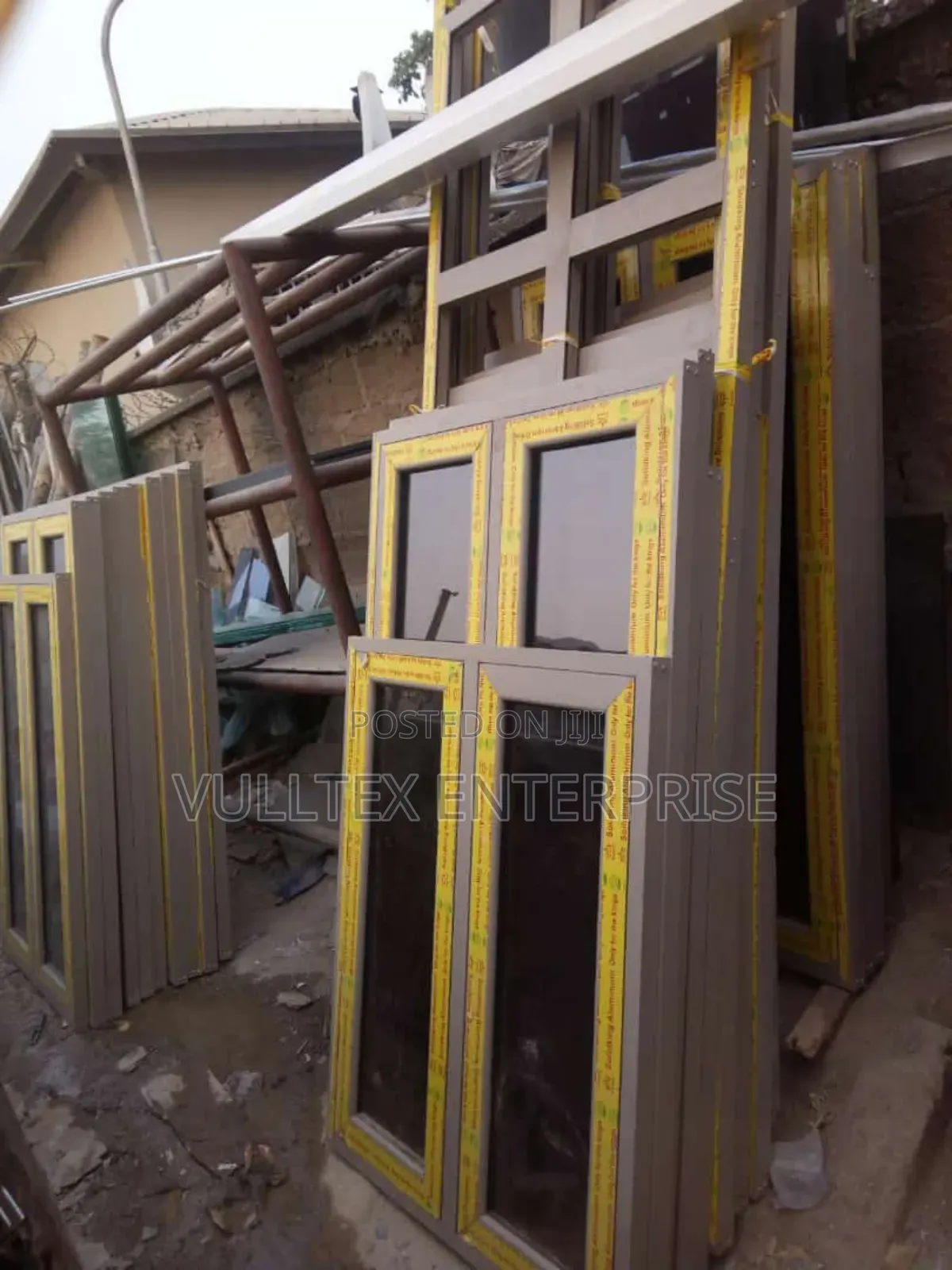 Cream Color Aluminum Windows