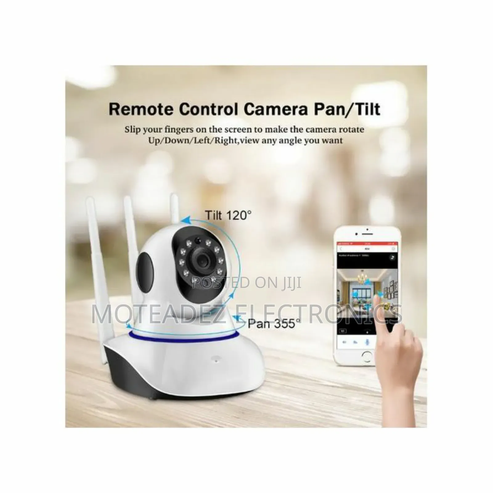 360° Rotatable Wifi Smart Net Ip Security Camera V380 Pro
