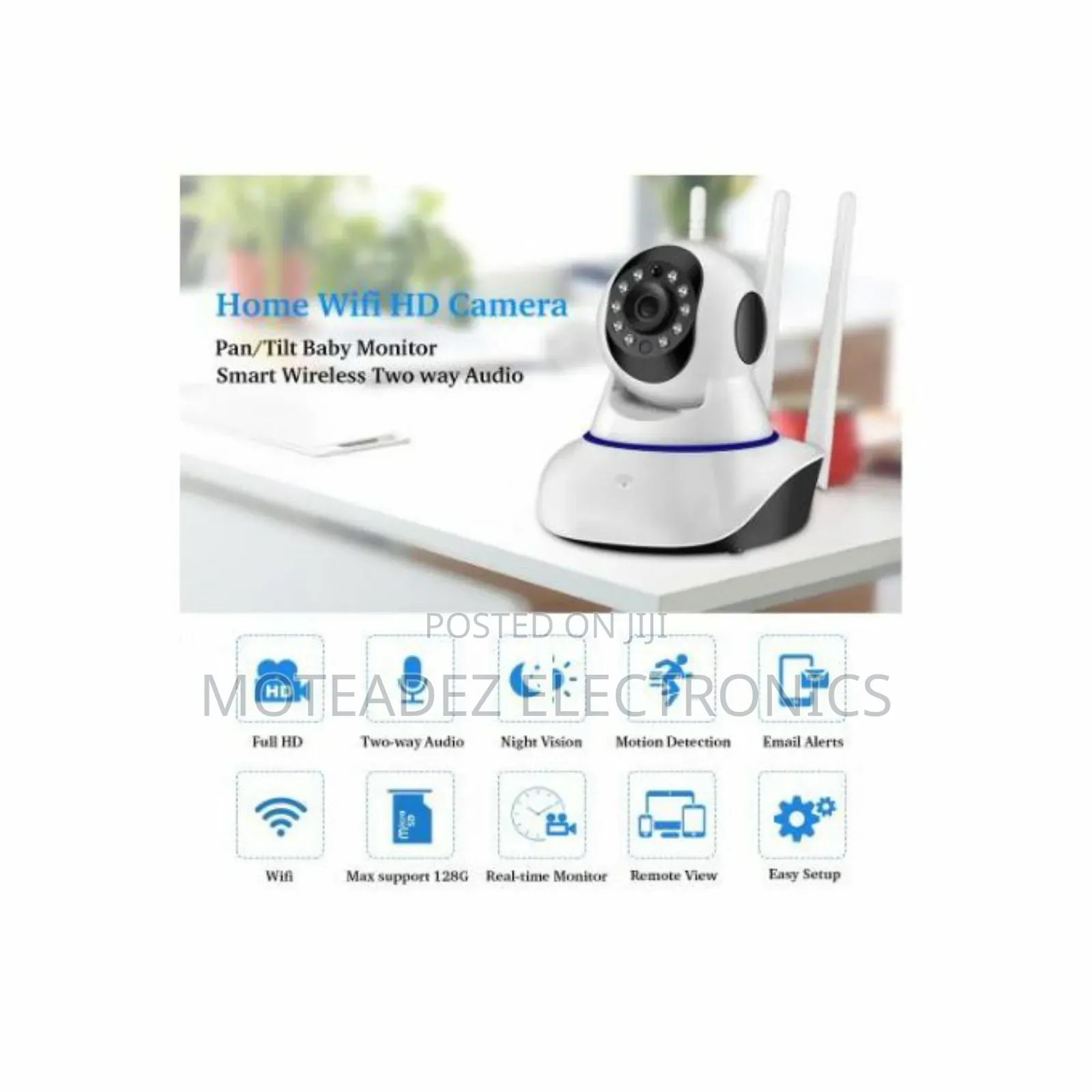 360° Rotatable Wifi Smart Net Ip Security Camera V380 Pro