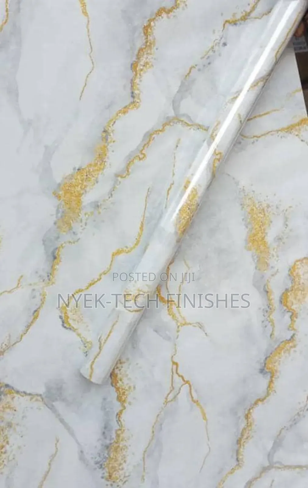 Glossy Marble Wallpaper Stickers for Home Decors.