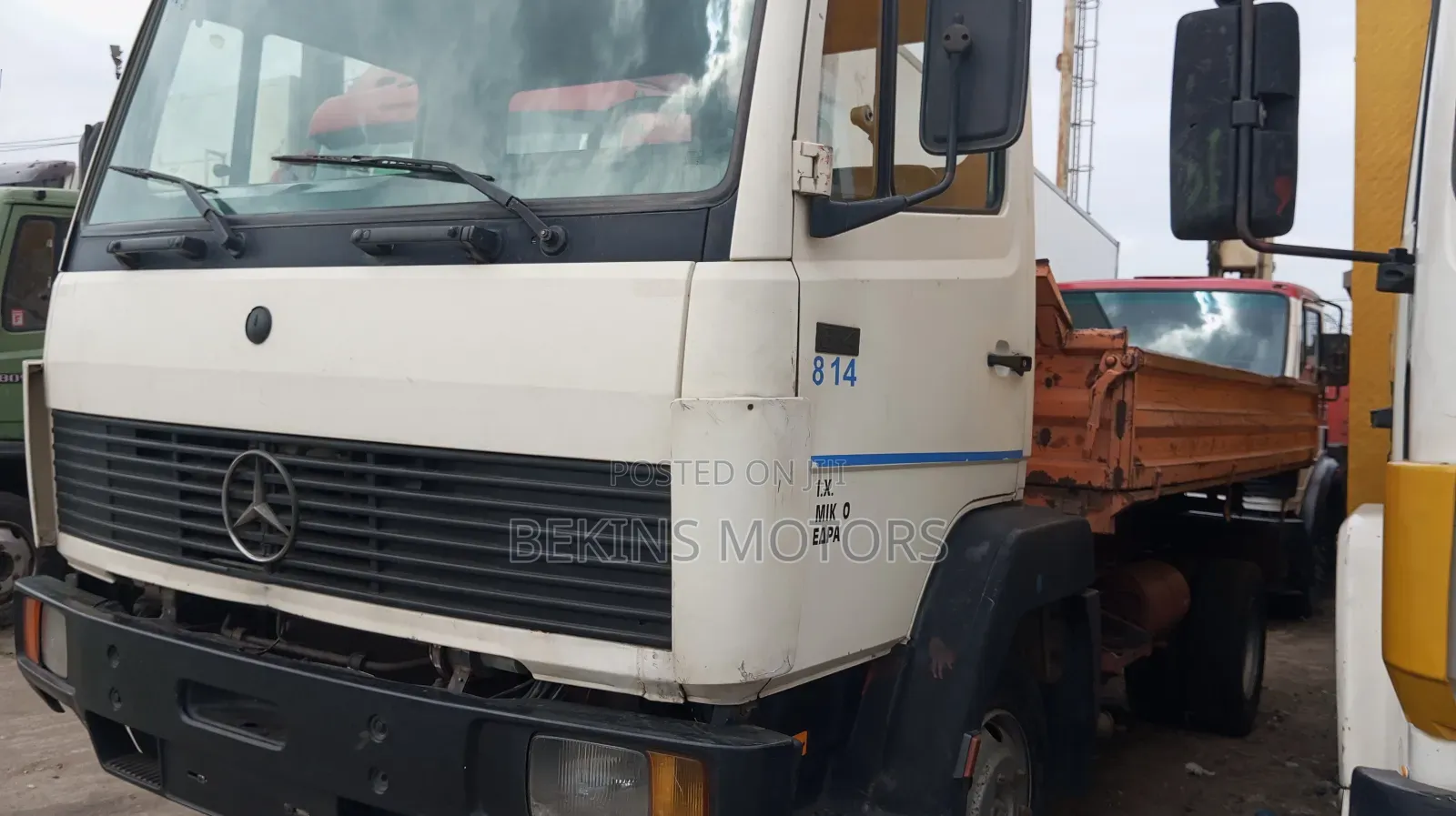 Foreign Used Mercedes-Benz 814 Straight Engine, 6 Tyres
