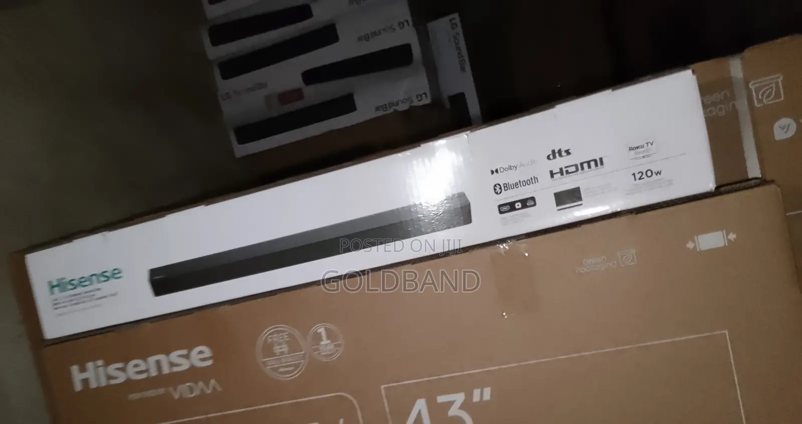 Rhythm Reigns 2.0ch Hisense 120W Audio Sound System