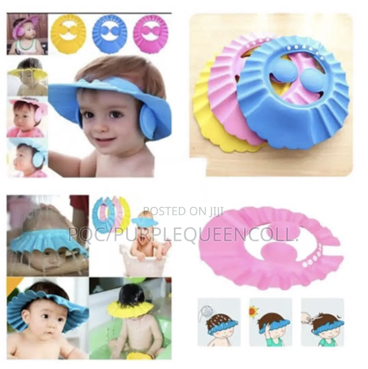 Baby Kiddies Adjustable Shampoo Shower Cap