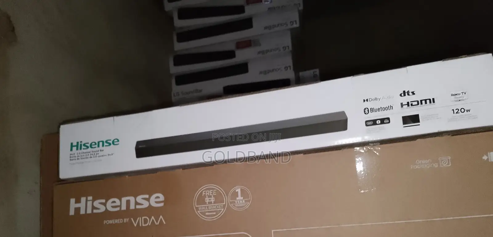 Melody Bass 2.0ch Hisense 120W Audio Sound System