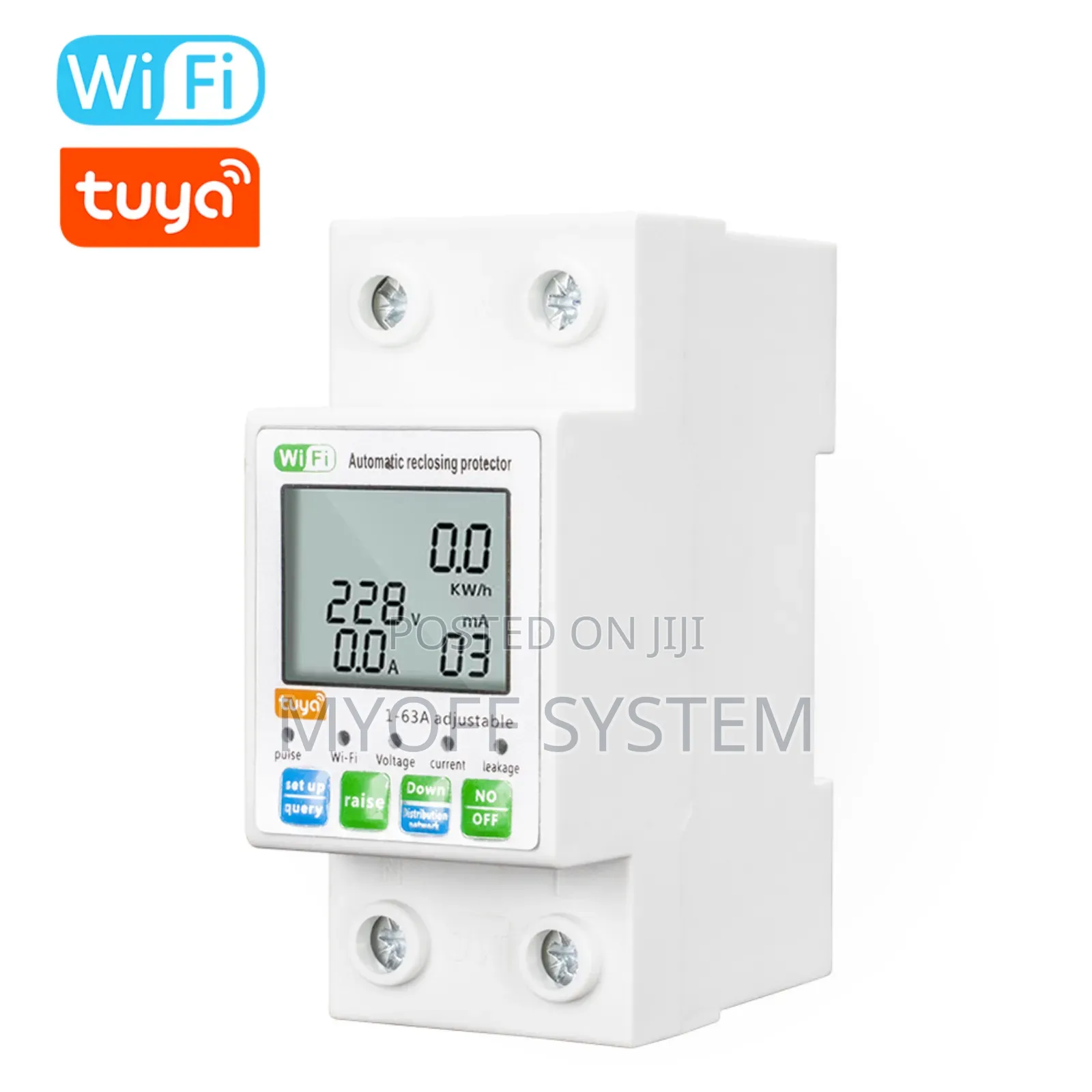 Tuya Wi-Fi 63a Smart Power Metering Breaker