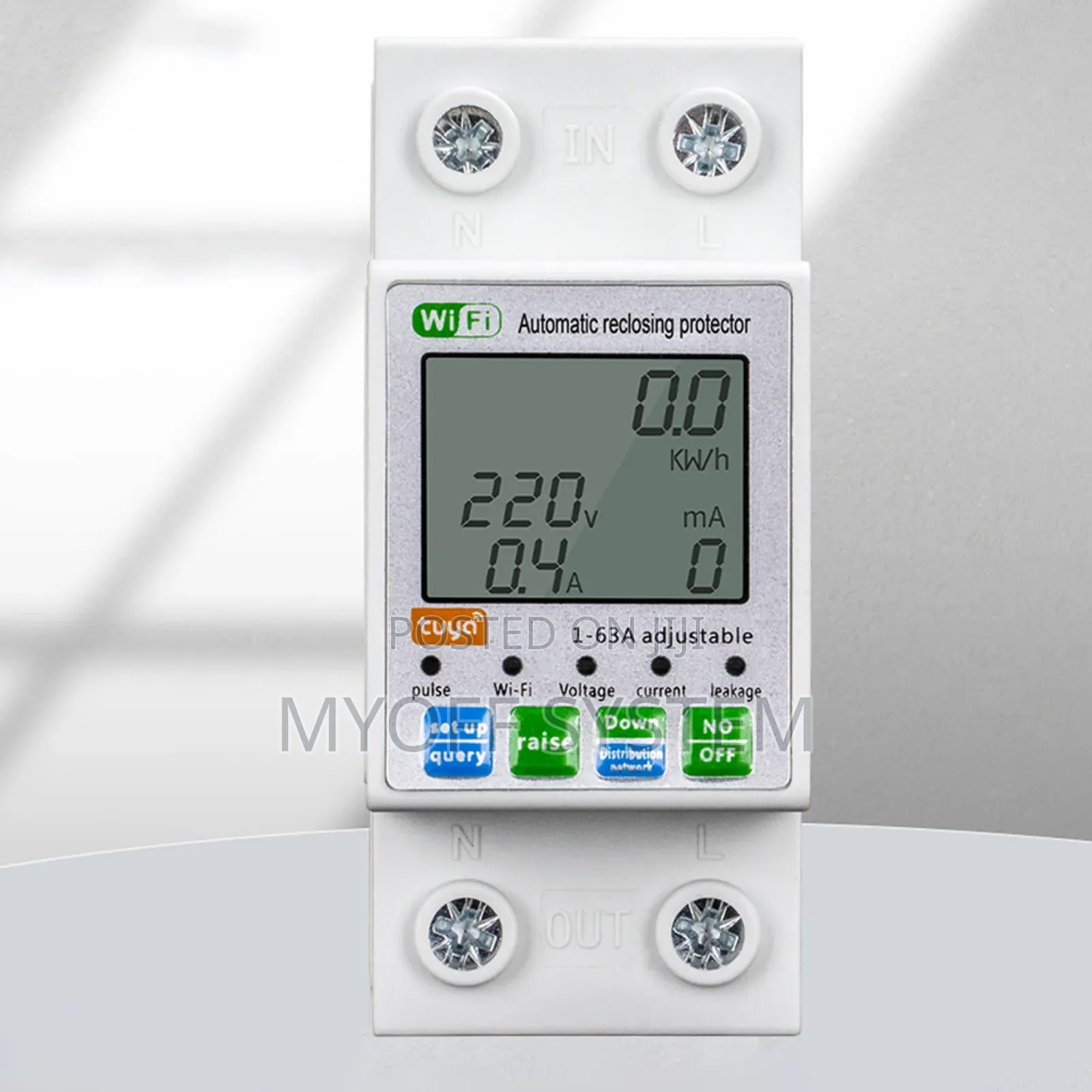 Tuya Wi-Fi 63a Smart Power Metering Breaker
