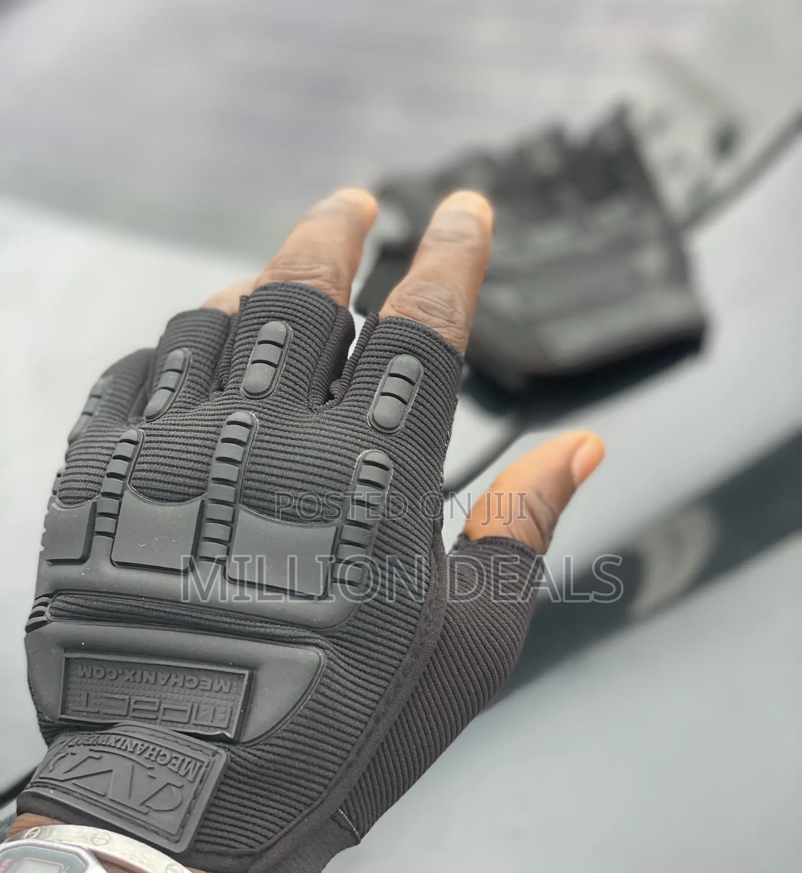 Ski Ripped Half Stretchy Unique Biker Gym Gloves