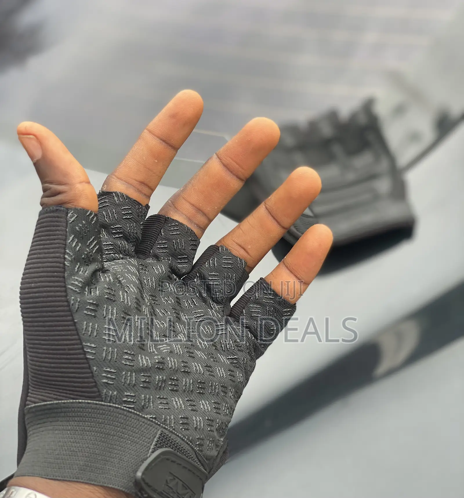 Ski Ripped Half Stretchy Unique Biker Gym Gloves