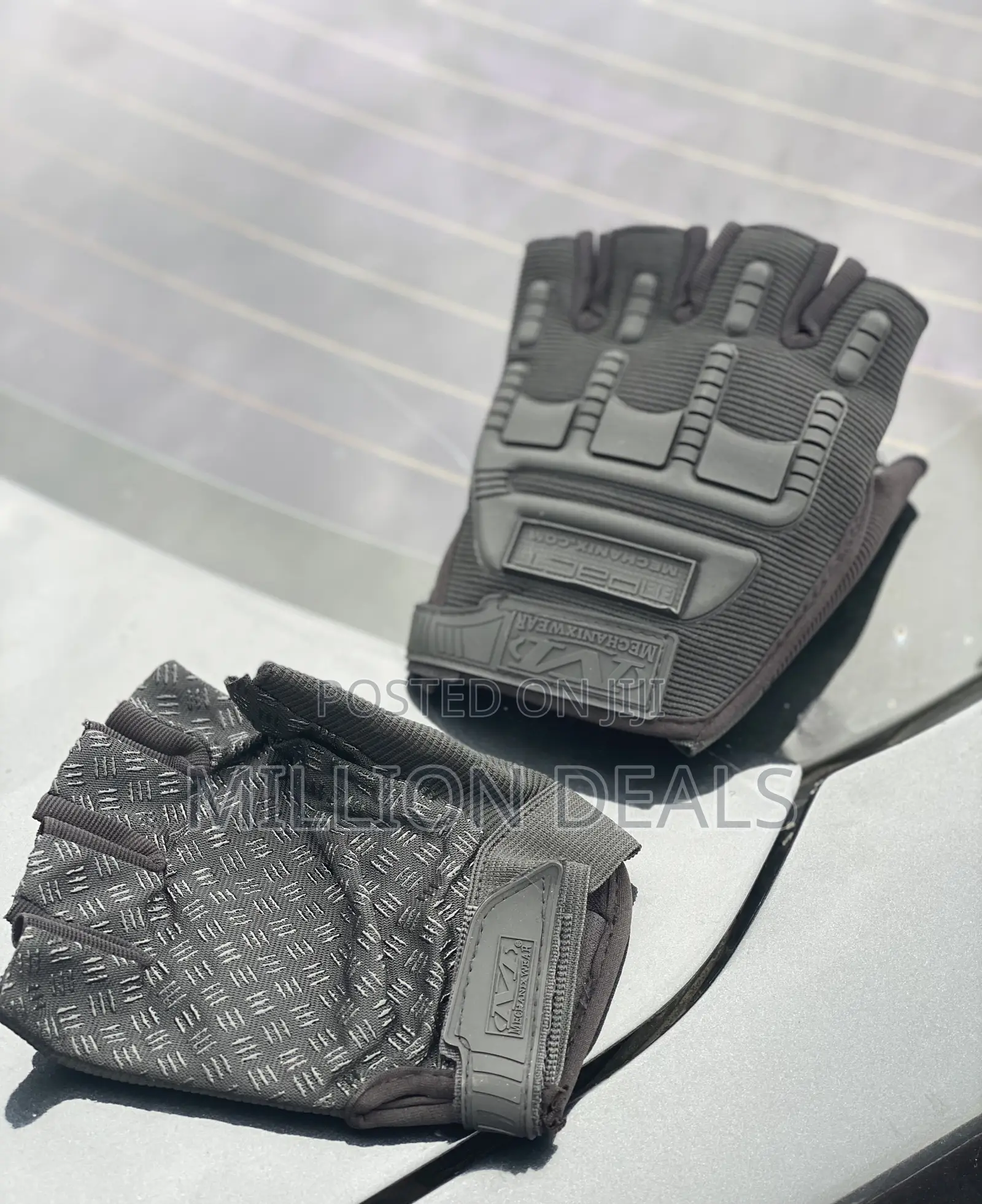 Ski Ripped Half Stretchy Unique Biker Gym Gloves