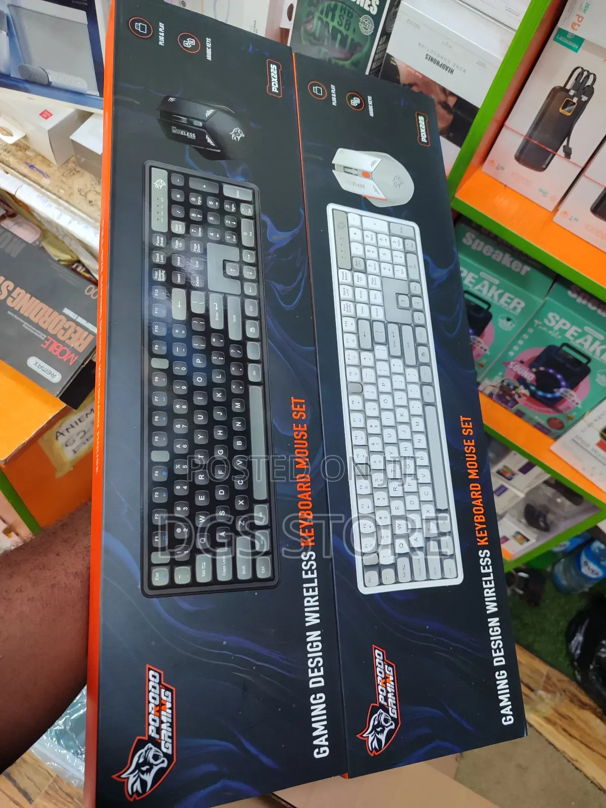 Porodo Gaming PDX225 Wireless Keyboard Mouse Set